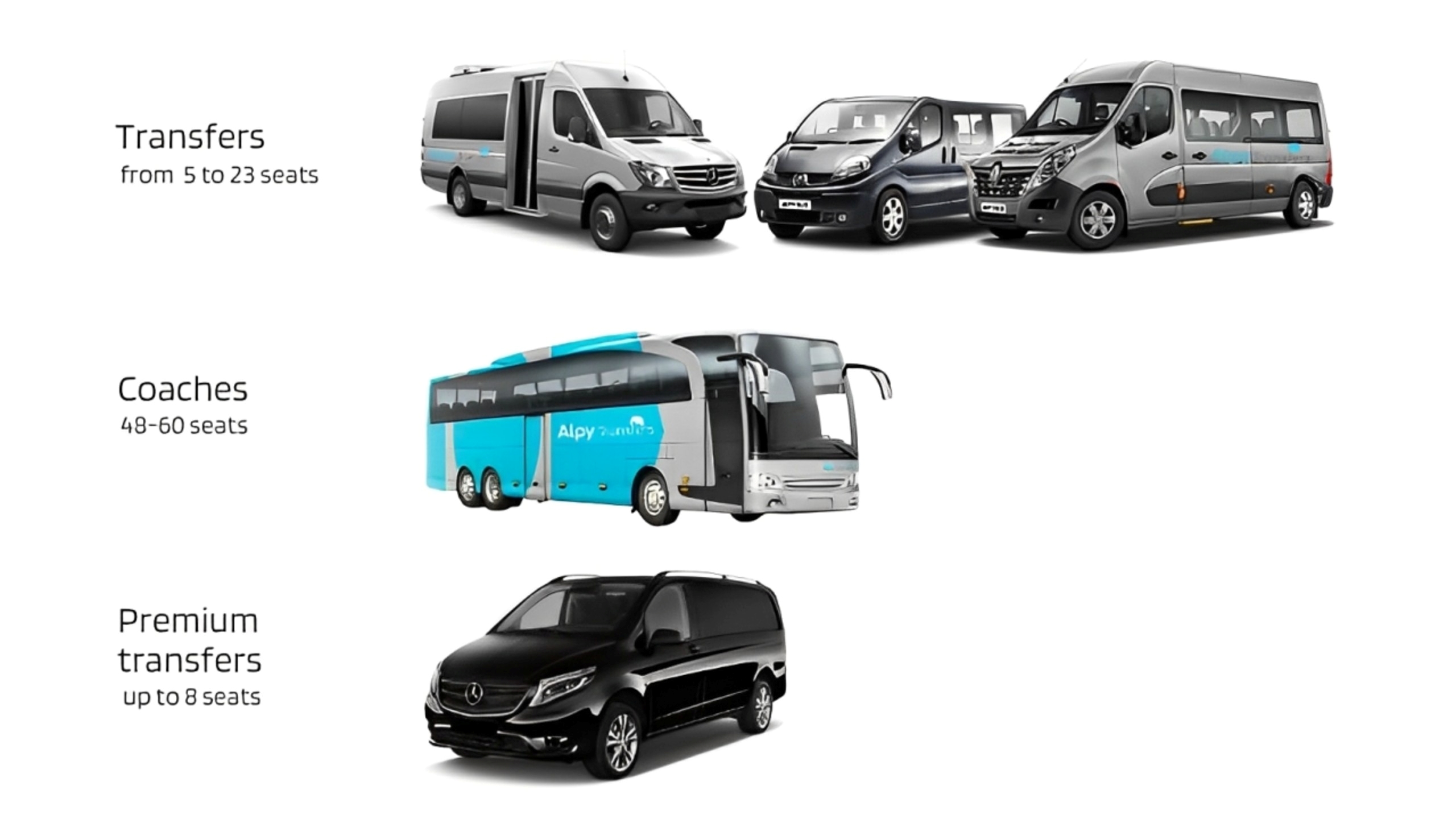 Travel effortlessly between Geneva Airport and Chamonix in a comfortable bus by Alpy Transfers