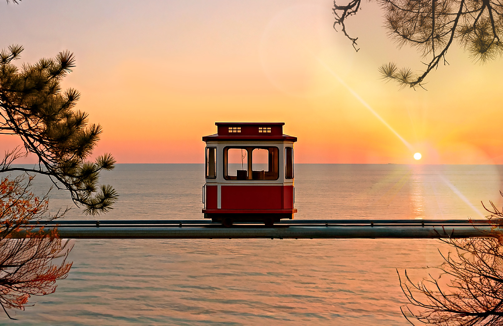 Busan Haeundae Blueline Park Sunset & Night Tour