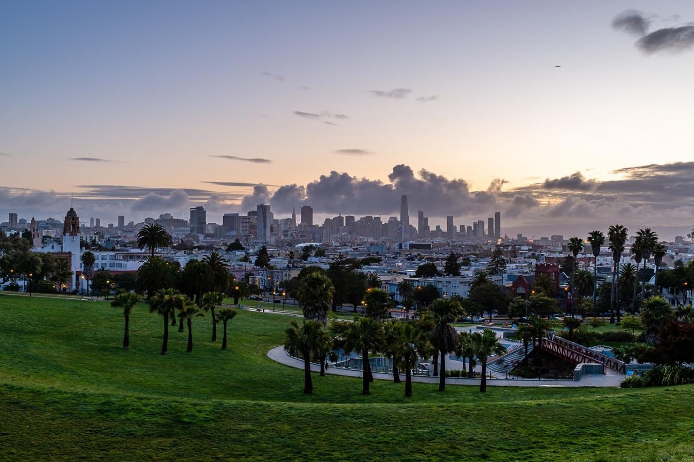 Evening skyline