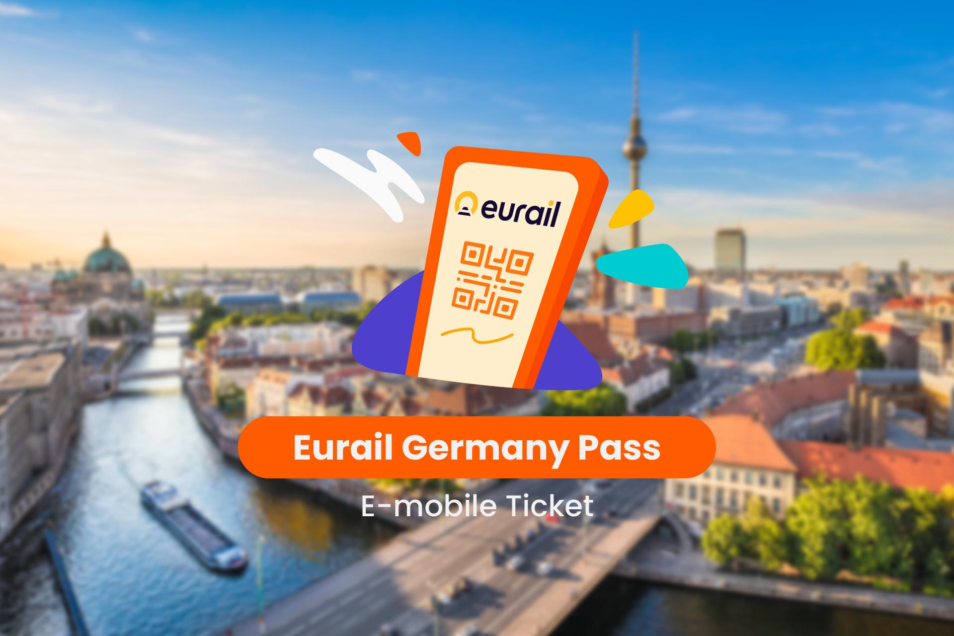 Eurail 歐鐵德國火車通行證（電子票）