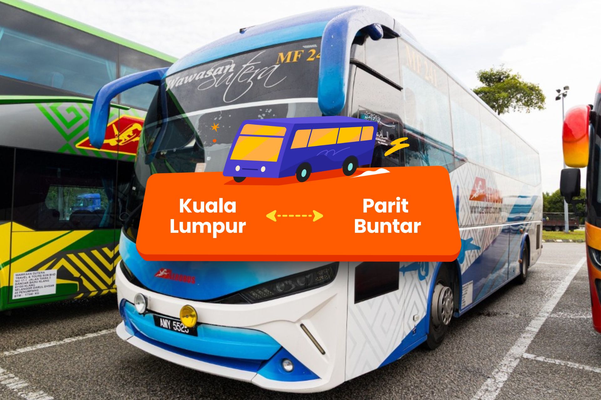 Kuala Lumpur - Parit Buntar Bus by Aerobus