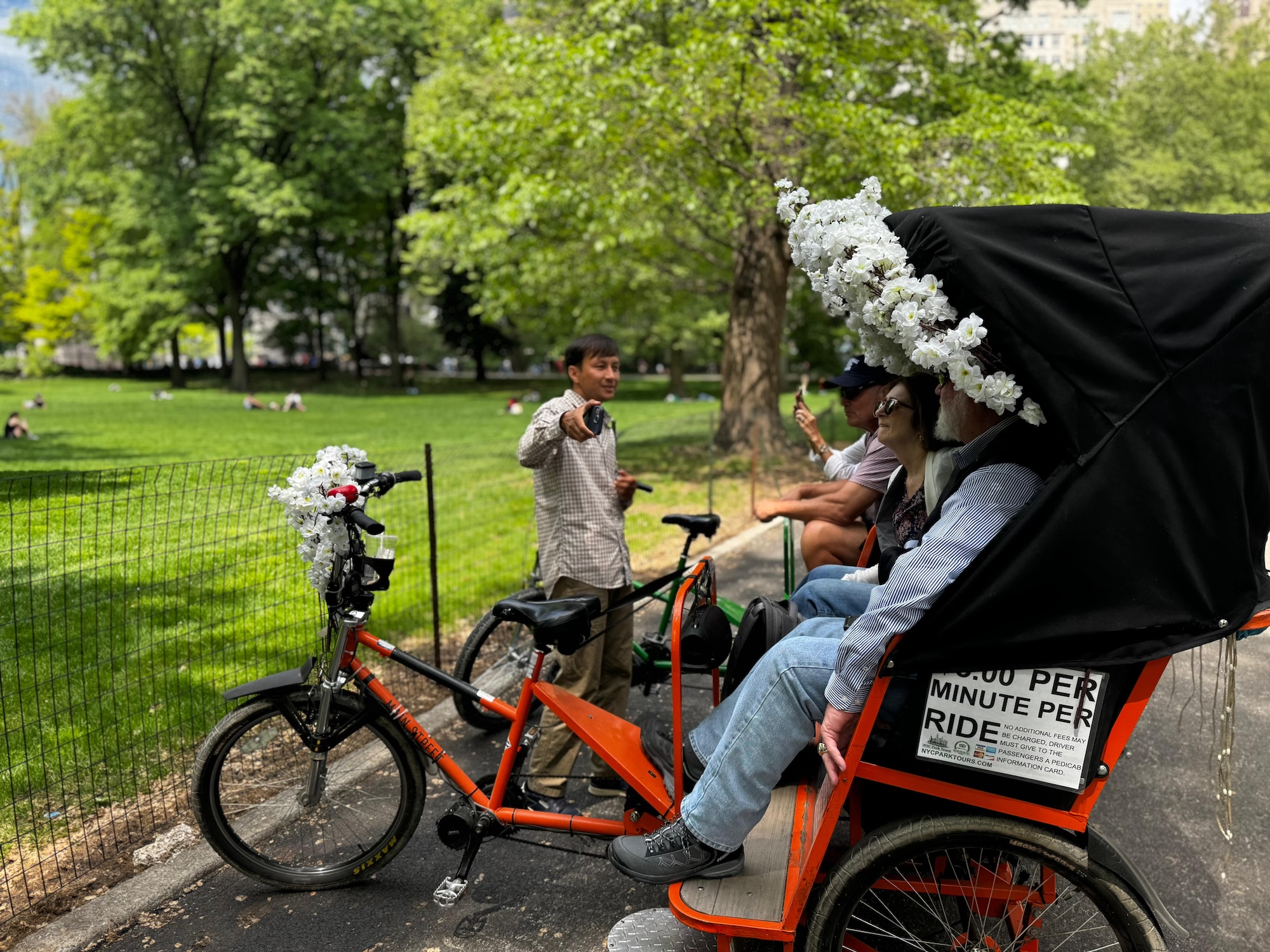 Explore iconic paths and hidden gems during a relaxing Central Park pedicab experience