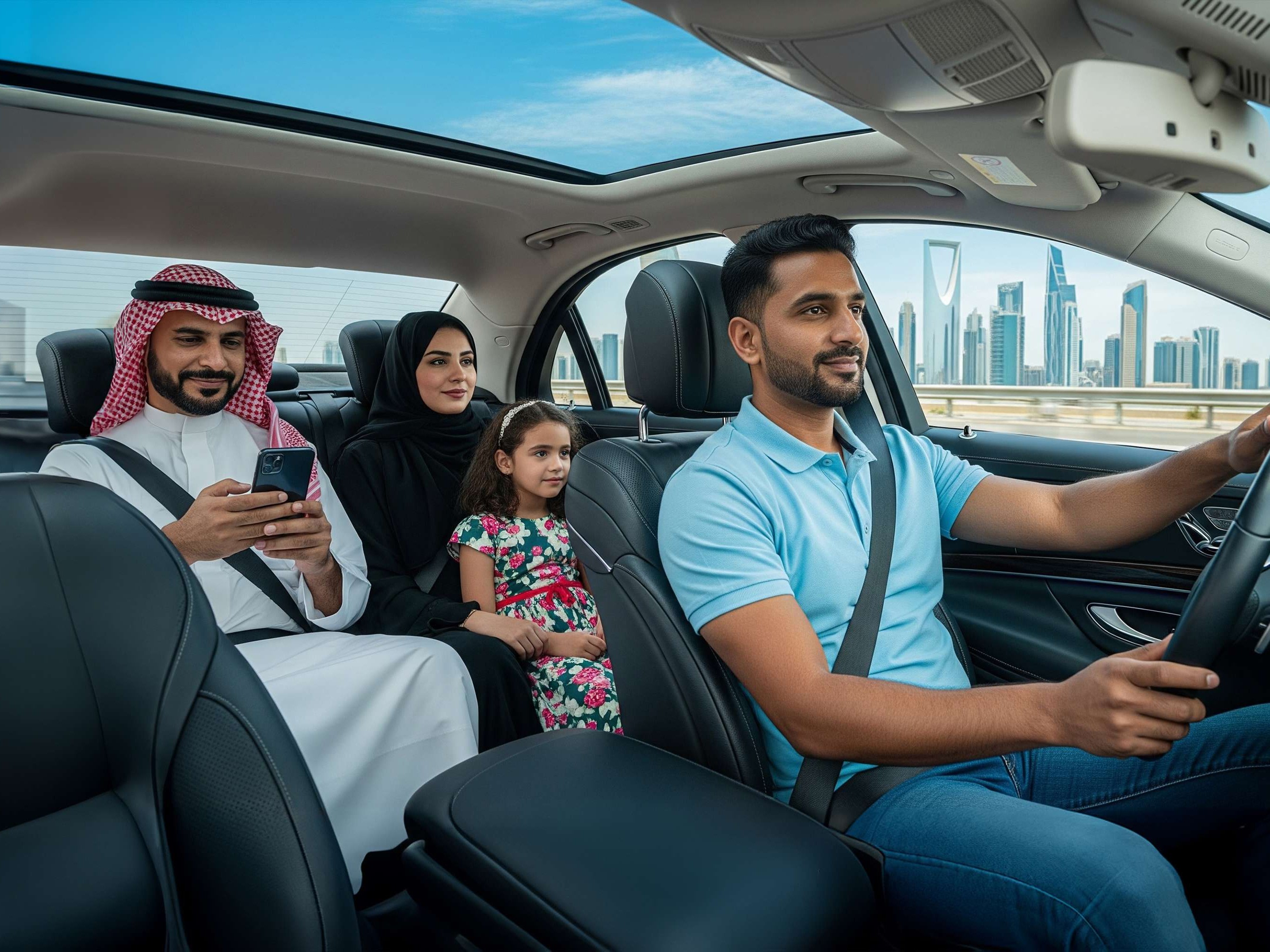 Частная аренда автомобиля с водителем в Эр-Рияде