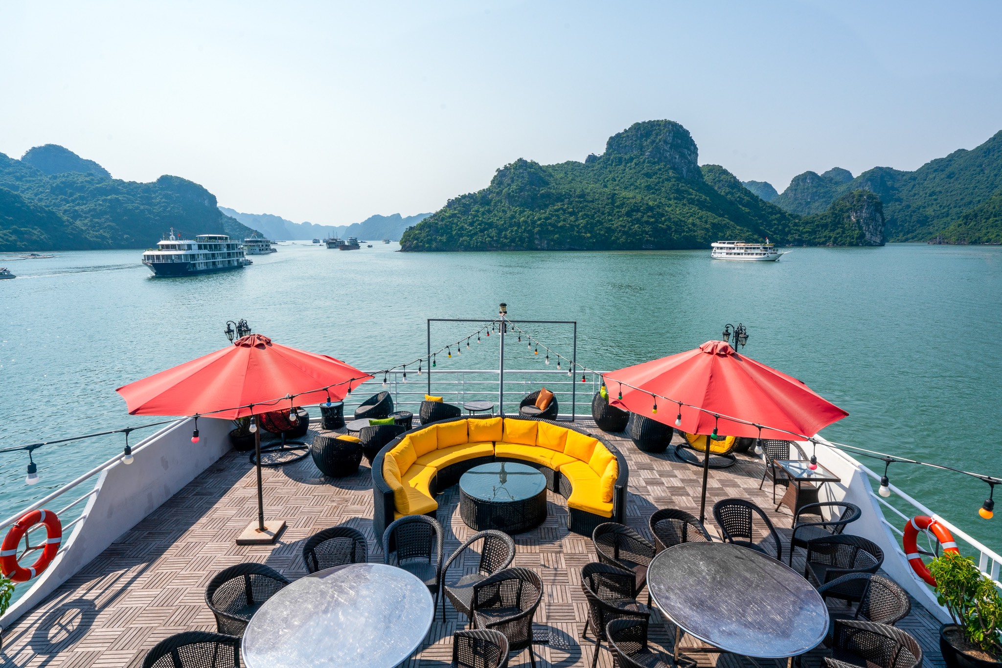 【新路線】蘭哈灣2天1夜巡航之旅（5 Star Dragon Bay Cruise提供）