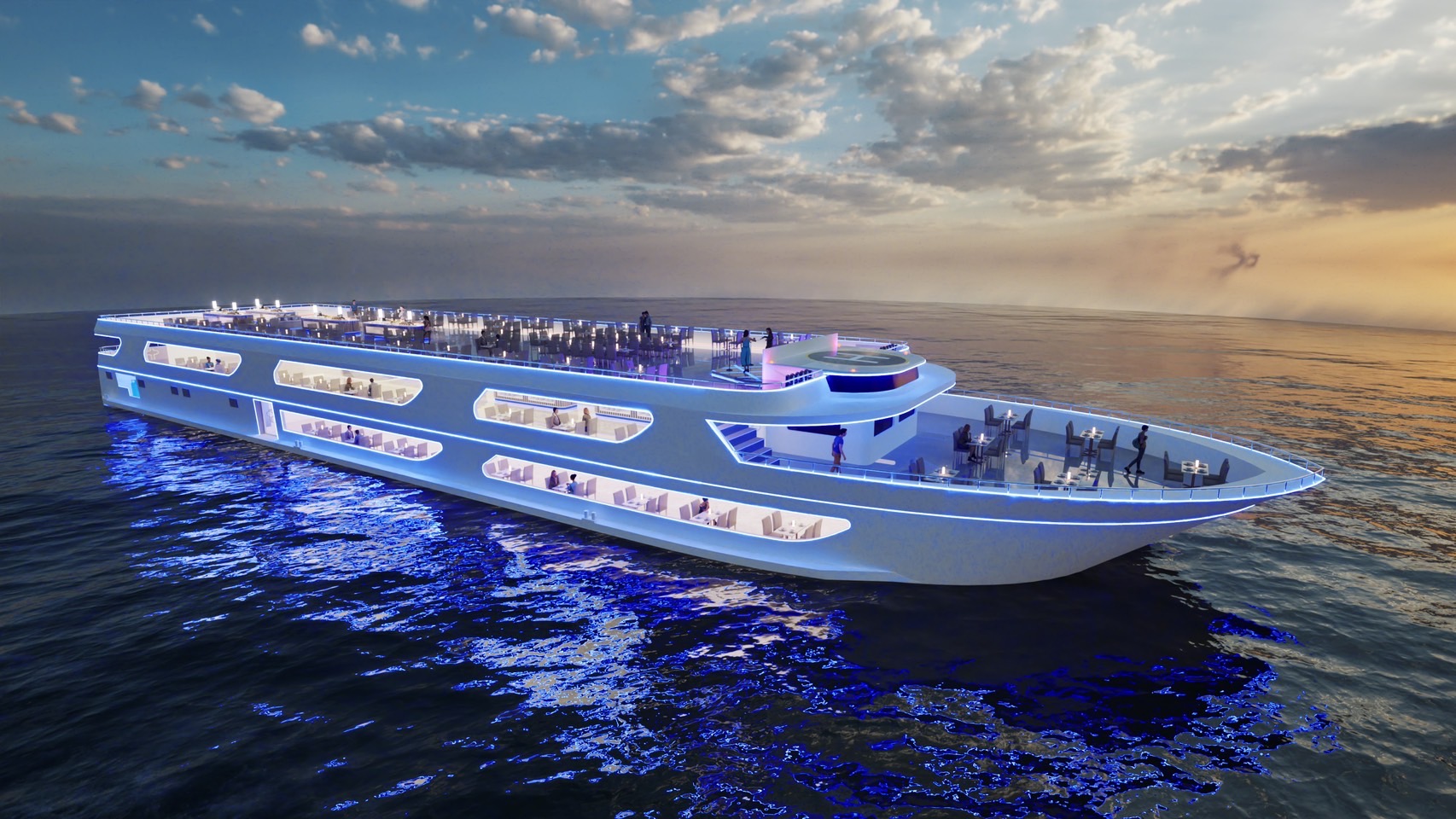 曼谷豪華白色遊輪晚餐（The Luxury White Dinner Cruise in Bangkok）