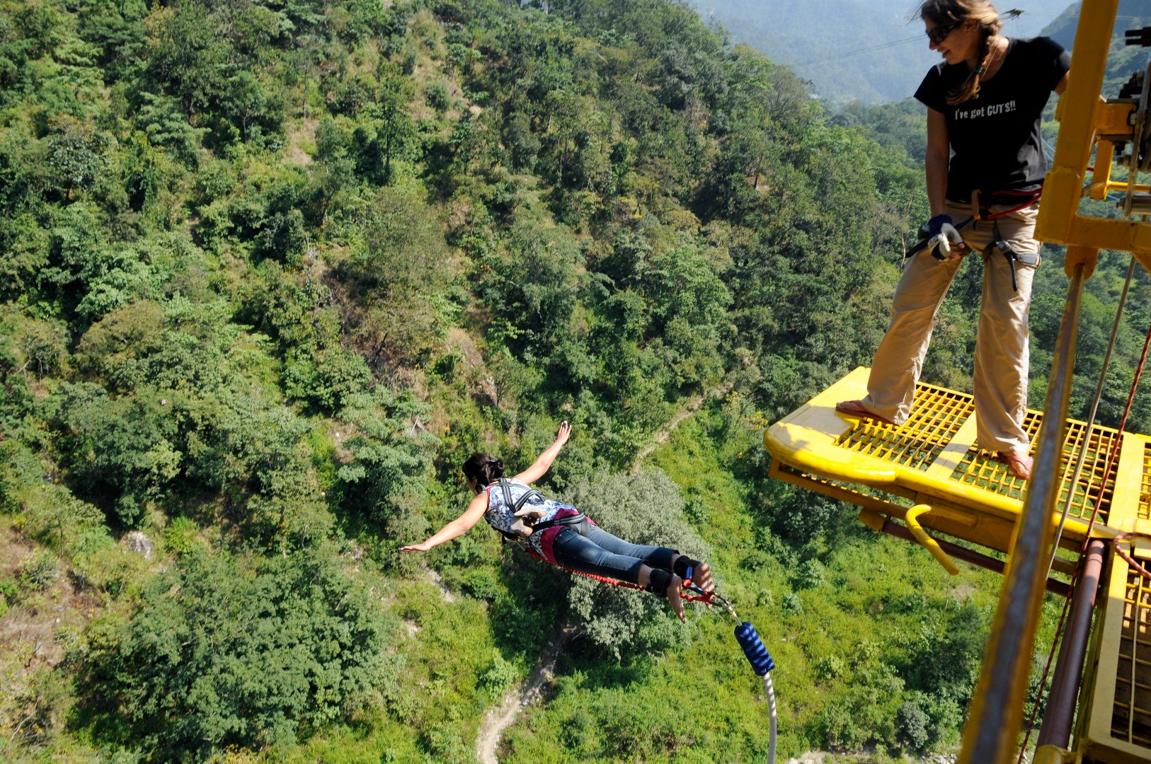 bungee jumping india