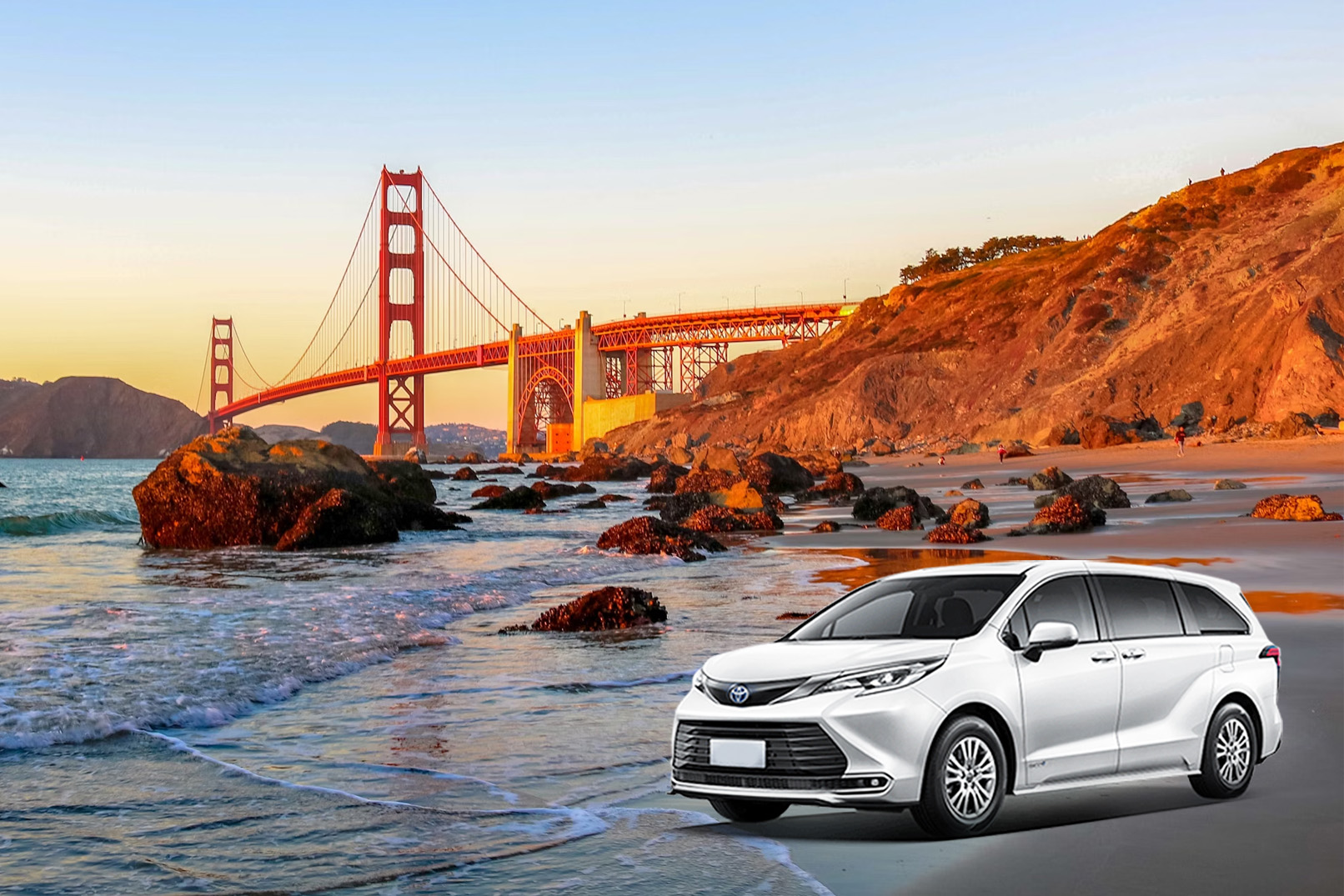 San Francisco City | San Francisco Surroundings Stanford University Silicon Valley Google Headquarters Fisherman's Wharf Golden Gate Bridge Lombard Street Classic One-Day Private Customized Chartered Tour