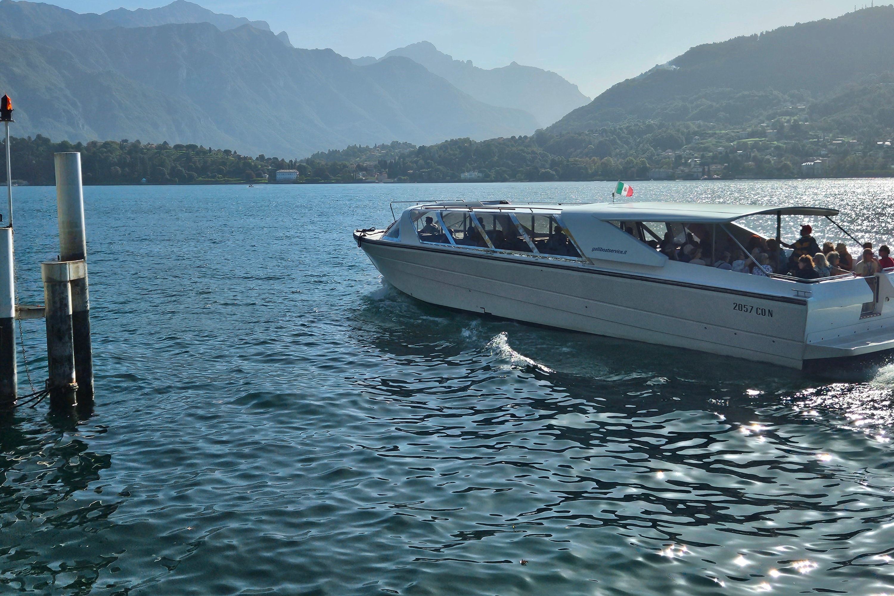 boat cruise on Lake Como