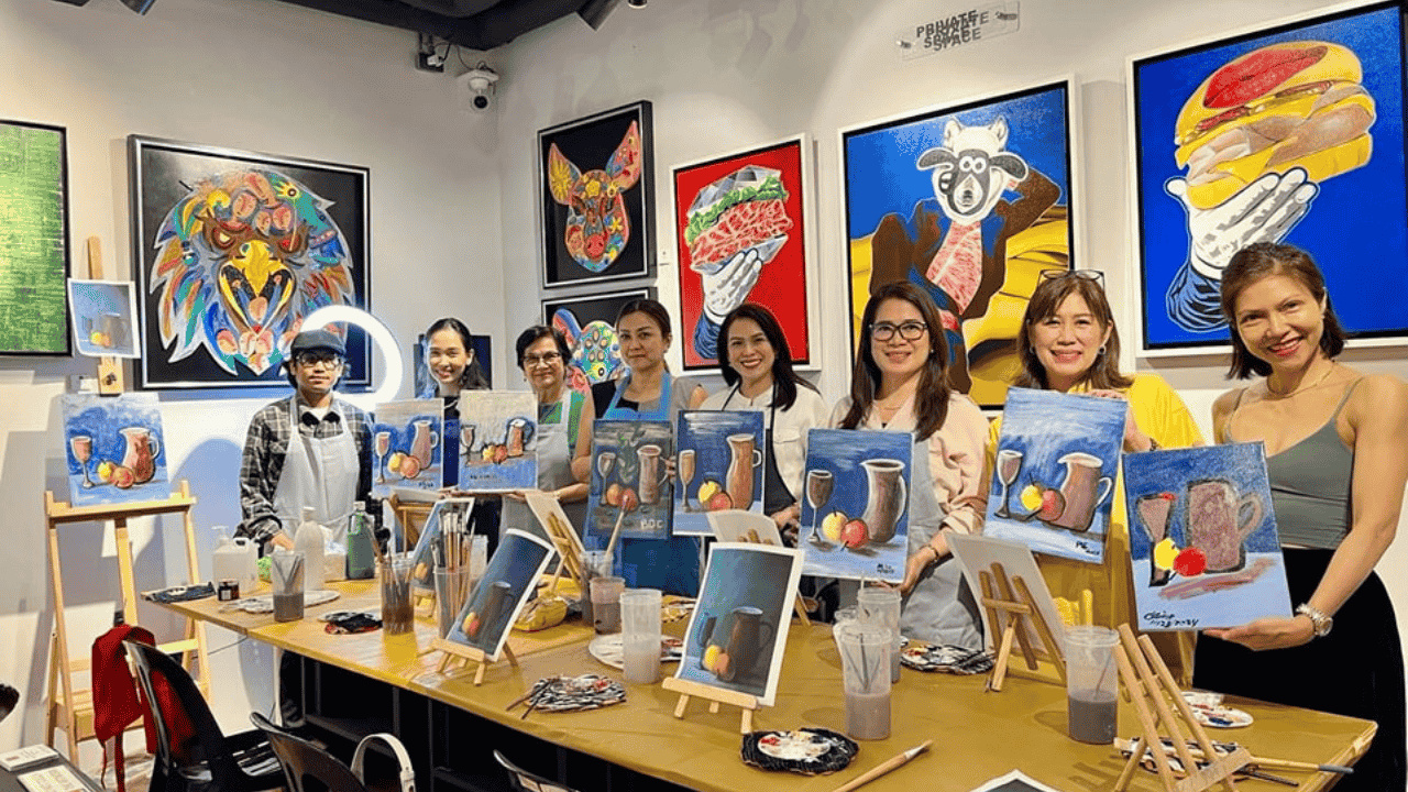 Art Workshop  Acrylic  on Canvas by The Artologist in Mandaluyong