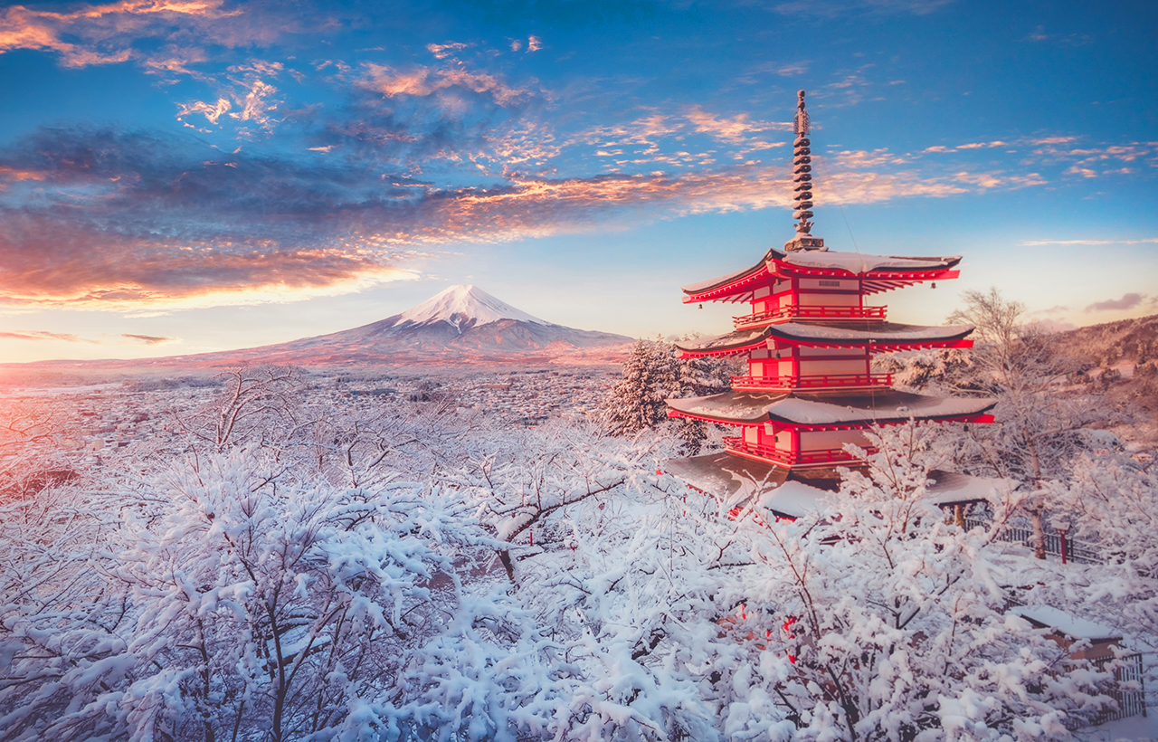 富士山探索之旅-新倉山淺間公園·天梯小鎮·忍野八海·河口湖大石公園·西湖療愈里根場一日遊