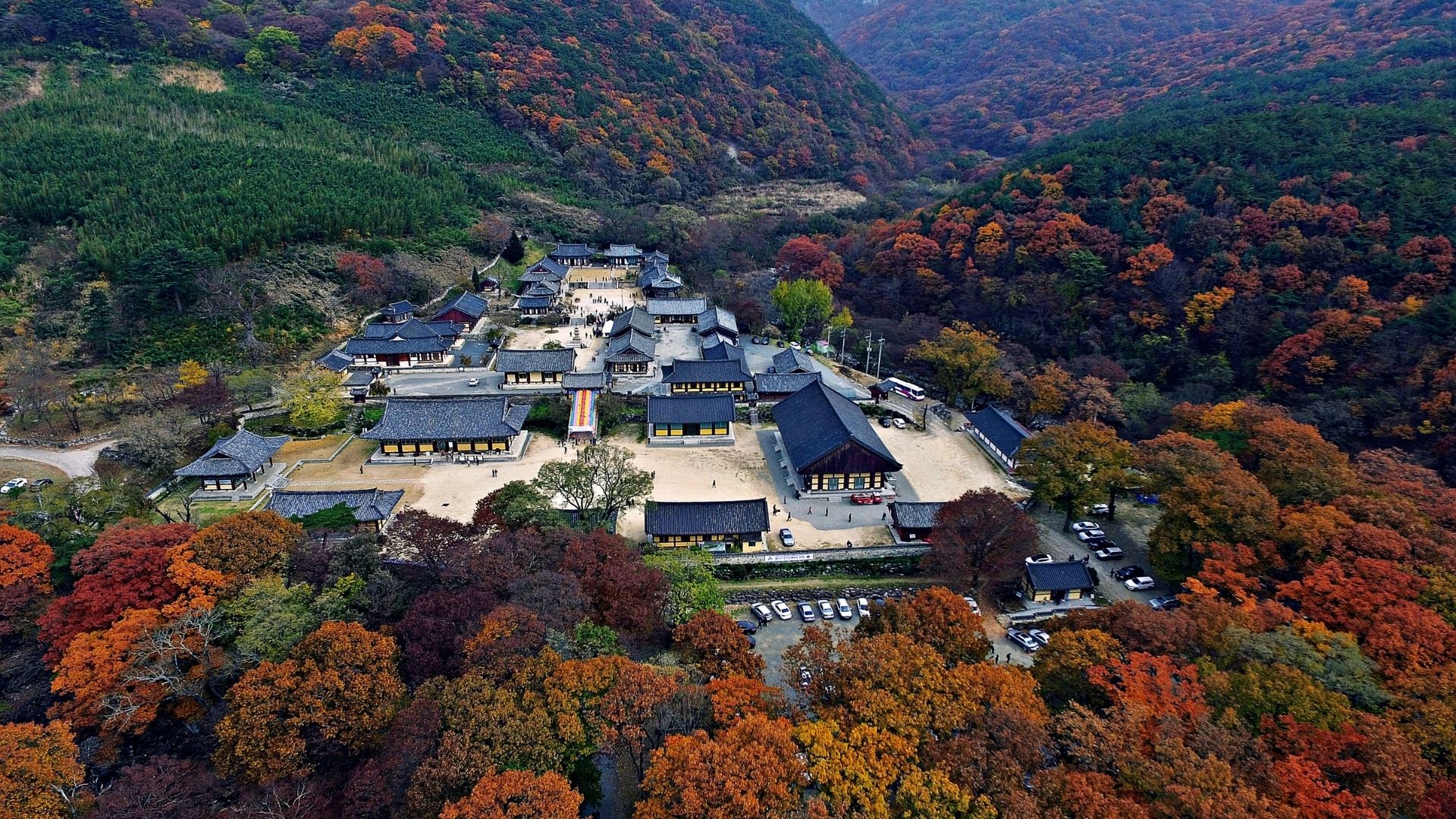表忠寺
一座歷史悠久的寺廟，在密陽群山中提供寧靜的休憩之所。
