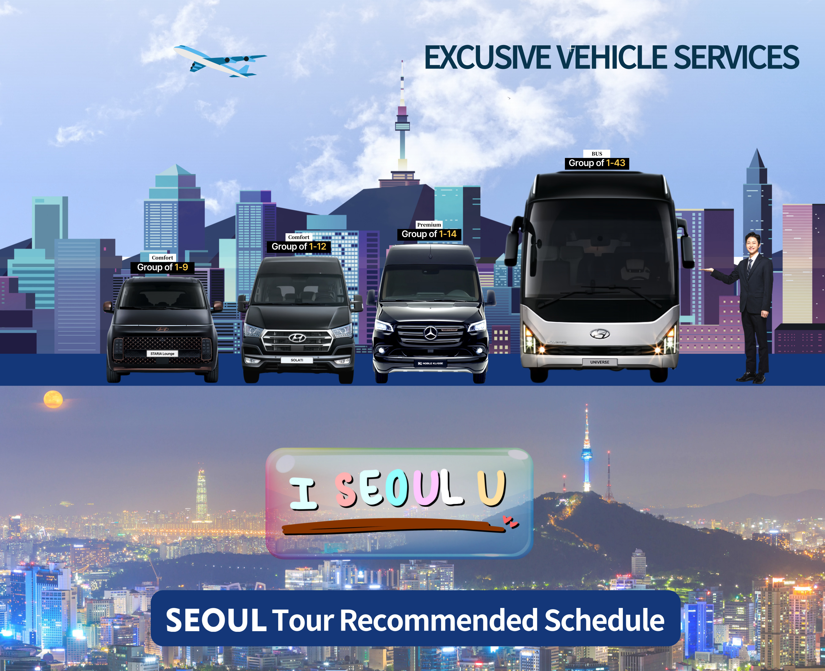 Gyeonggi-do & Gangwon-do (Alpaca/Legoland) Private Car Charter