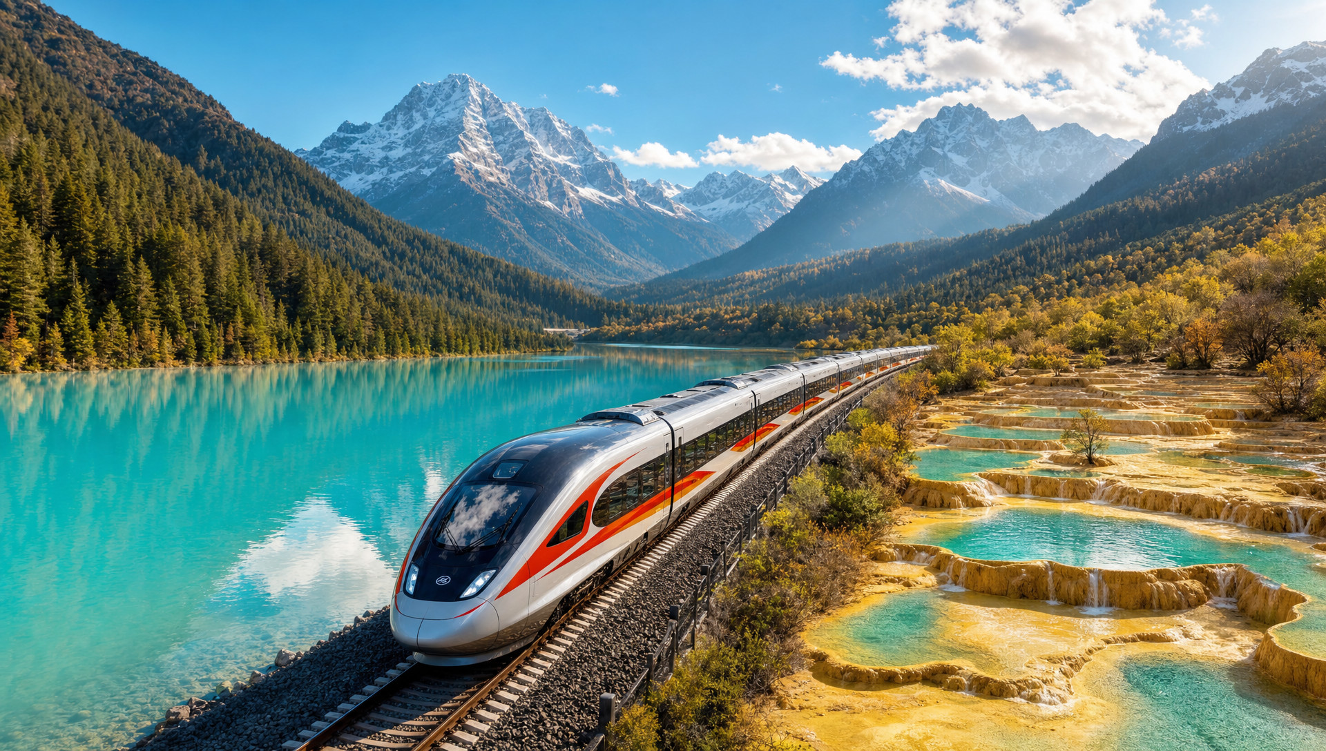 KLOOK Selection | High-Quality Jiuzhaigou Huanglong High-Speed Rail Pure Play 3-Day Tour (Departing from Chengdu, Chinese-speaking Group)