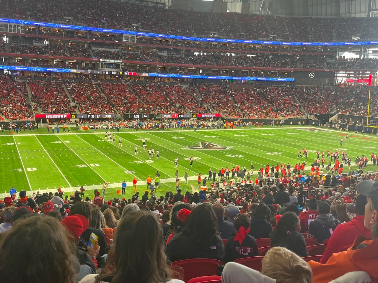 Atlanta Falcons Football Game at Mercedes Benz Stadium