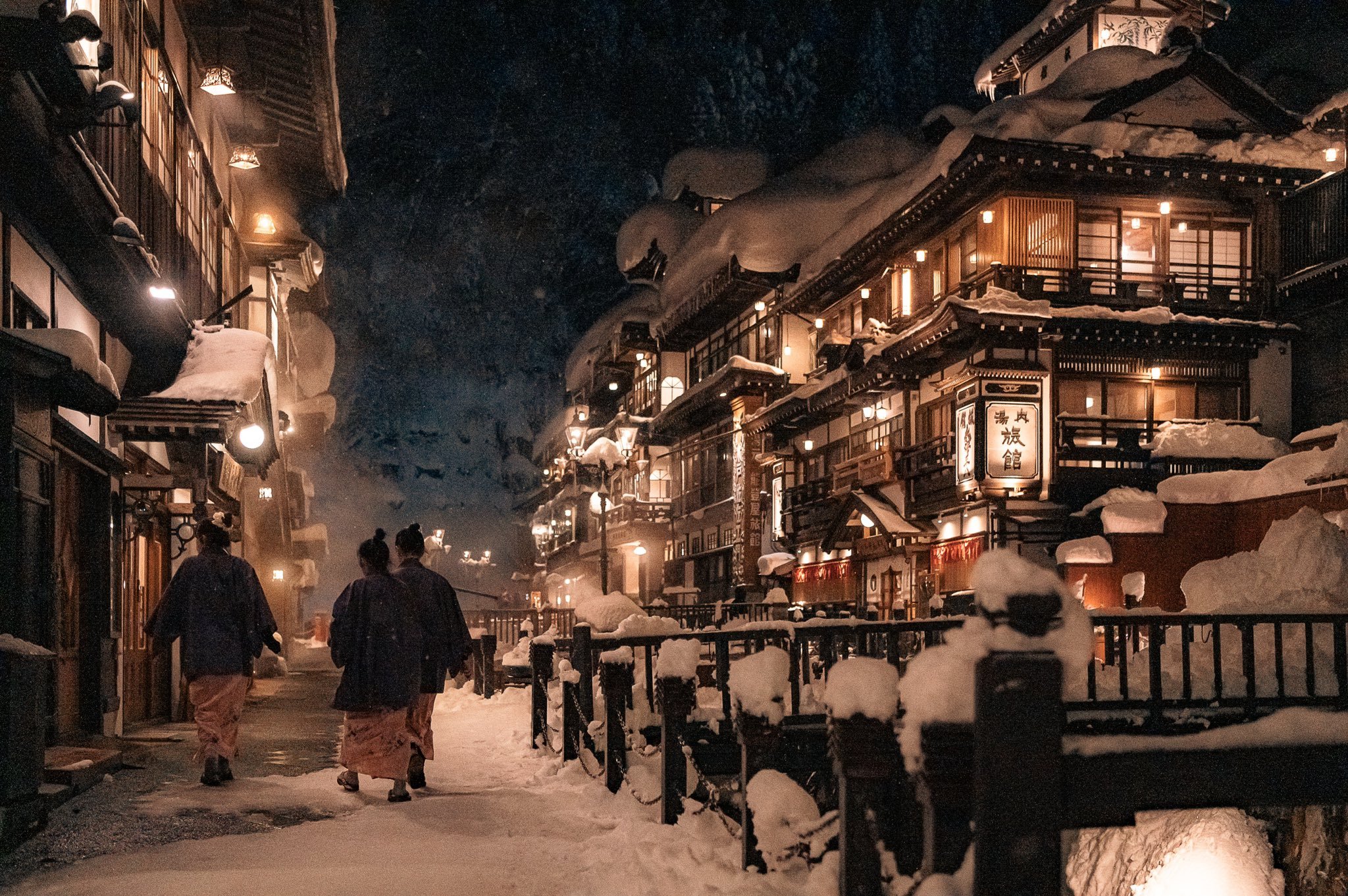 Ginzan Onsen & Zaō Fox Village One-day Interactive & Winter Tour