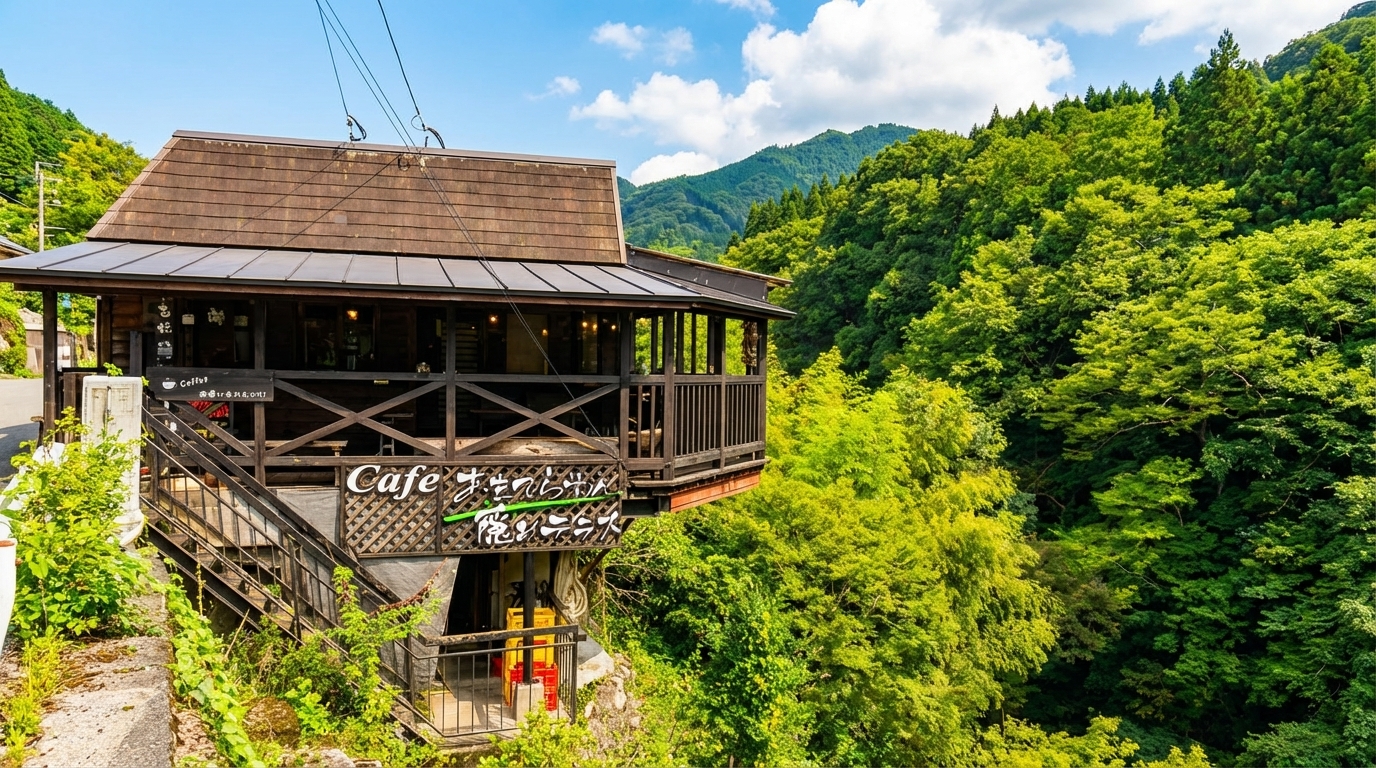 森林秘境咖啡店(隠れカフェ),隱於野,享於食 |,森林山谷中的味覺秘境。在咖啡店內可以拍到山谷中令人心曠神怡的大自然照片。 森林秘境咖啡店(隠れカフェ),隱於野,享於食 |,森林山谷中的味覺秘境。在咖啡店內可以拍到山谷中令人心曠神怡的大自然照片。