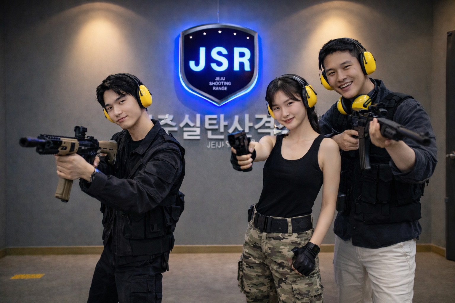 Jeju Real Gun Shooting Range Experience