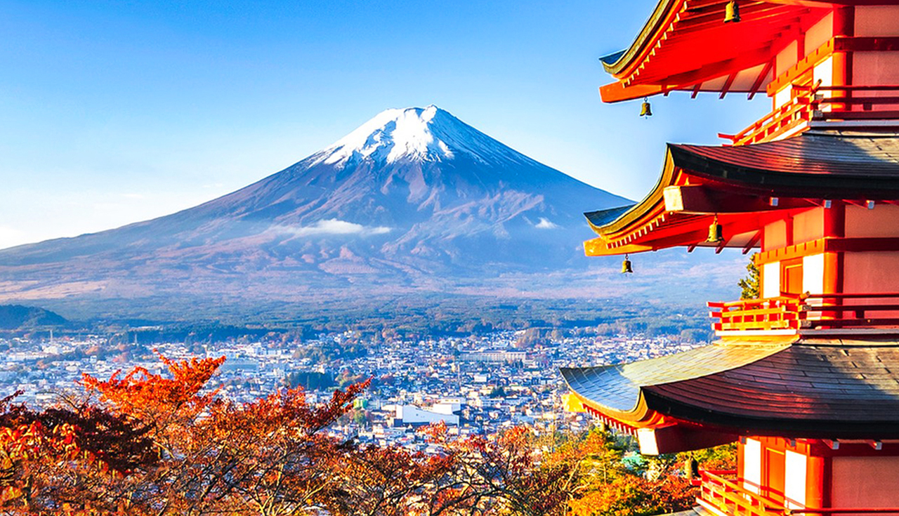 河口湖&新倉山淺間公園&富士山五合目&山中湖泡溫泉看富士山