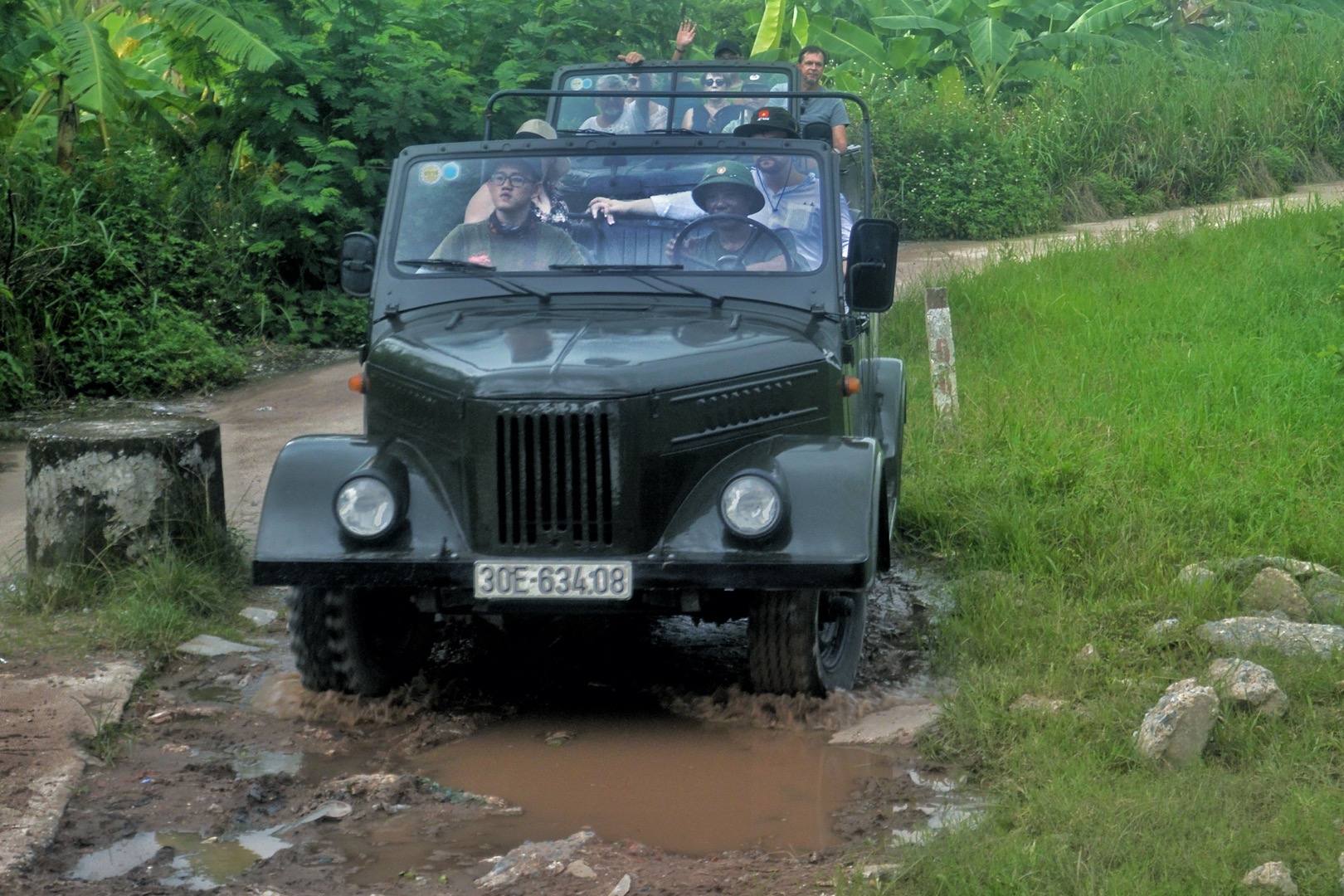 河內鄉村老式陸軍吉普車之旅