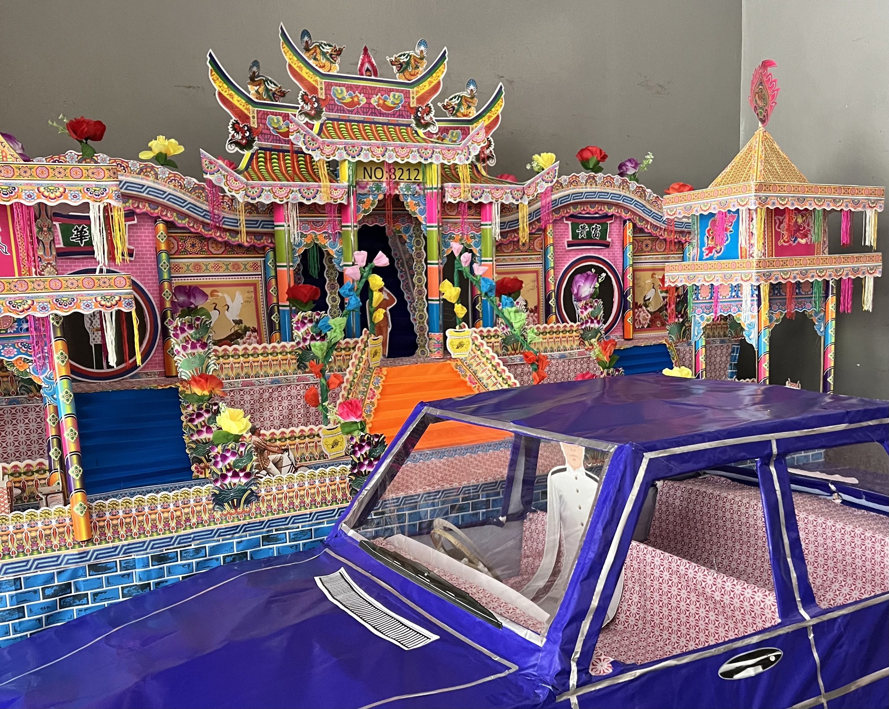 Singapore Chinese Funeral Paper Craft Cultural Tour