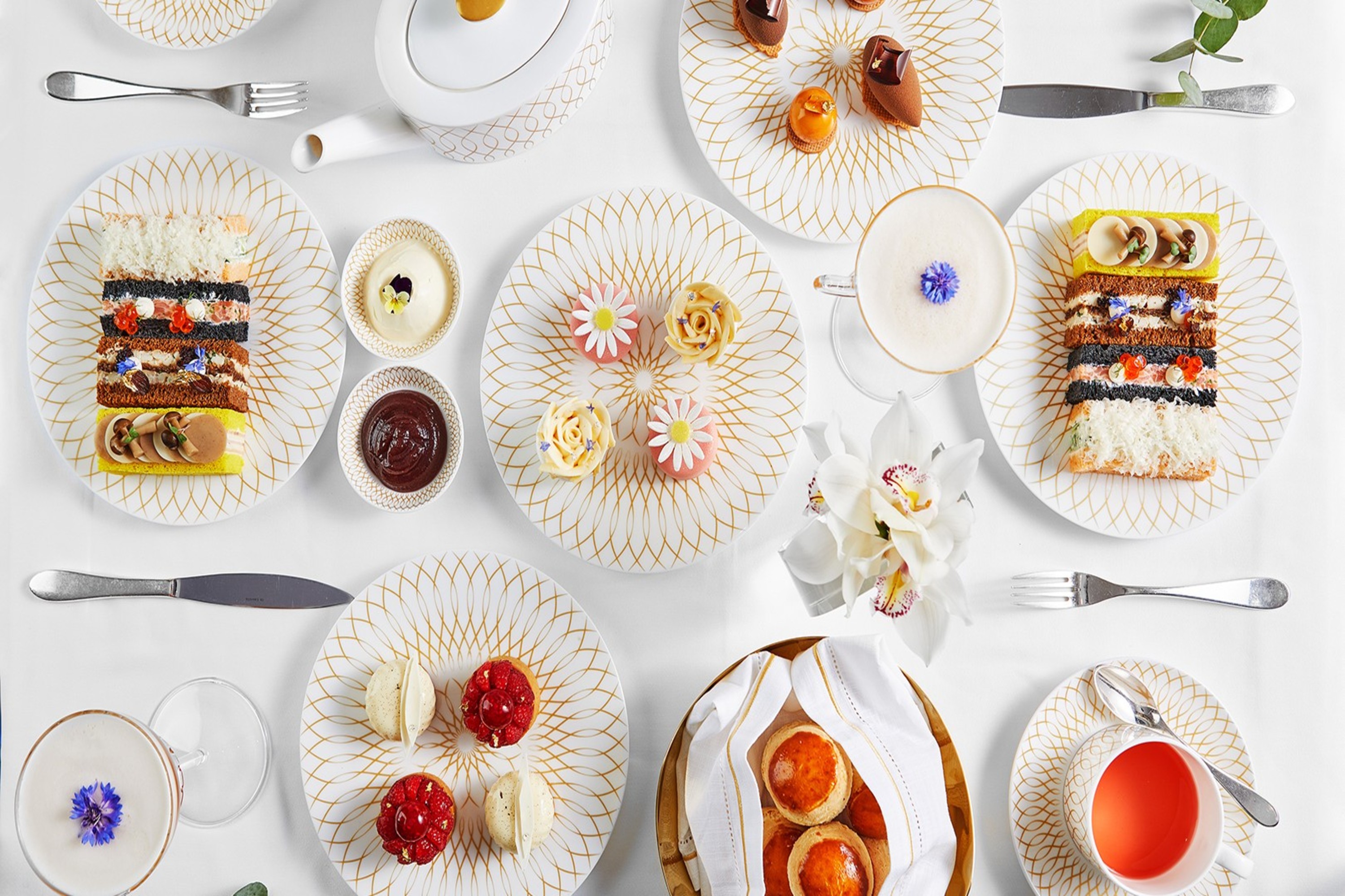 Luxury afternoon tea at Plato’s Lounge—elegance, indulgence, and exquisite flavors in every bite