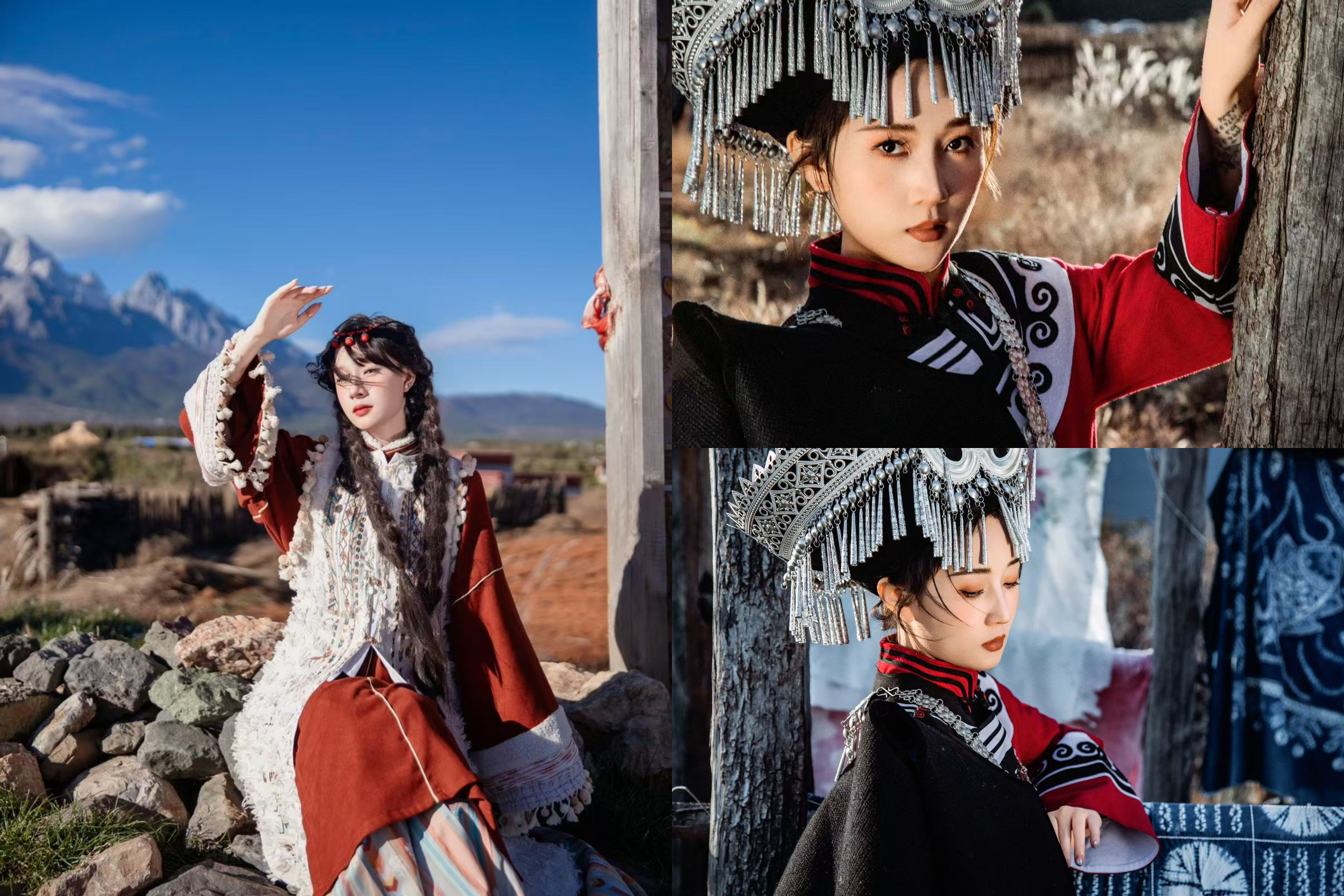 麗江古裝漢服&民族服裝攝影體驗（風格任選+民族服飾旅拍+服裝多樣+優質服務）