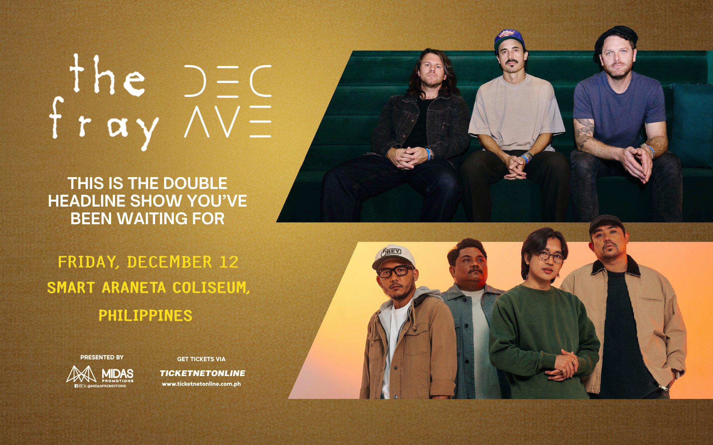 The Fray's How to Save a Life: The 20th Anniversary Tour in Manila