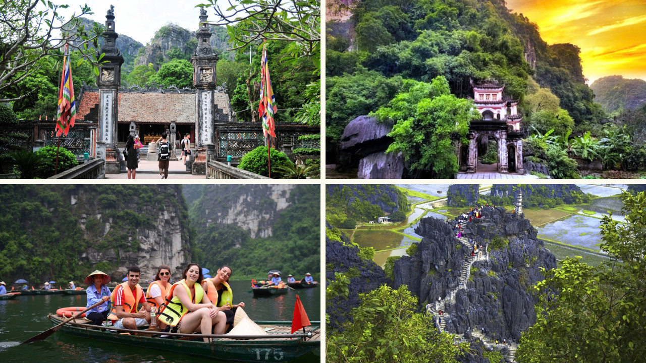 From Ninh Binh: Hoa Lu, Bich Dong, Trang An, Hang Mua Day Tour