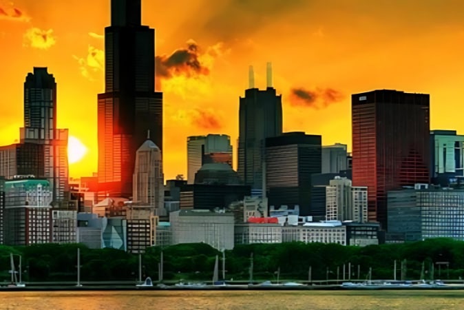 密歇根湖日落皮划艇租賃體驗 (Sunset Kayak Rental Experience on Lake Michigan)