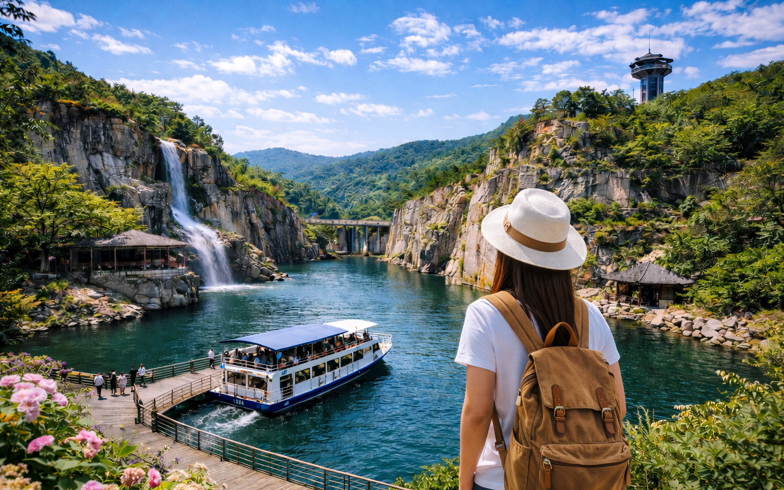 Pocheon: Sanjeong Lake+Art Valley + Herb Island Tour from Seoul