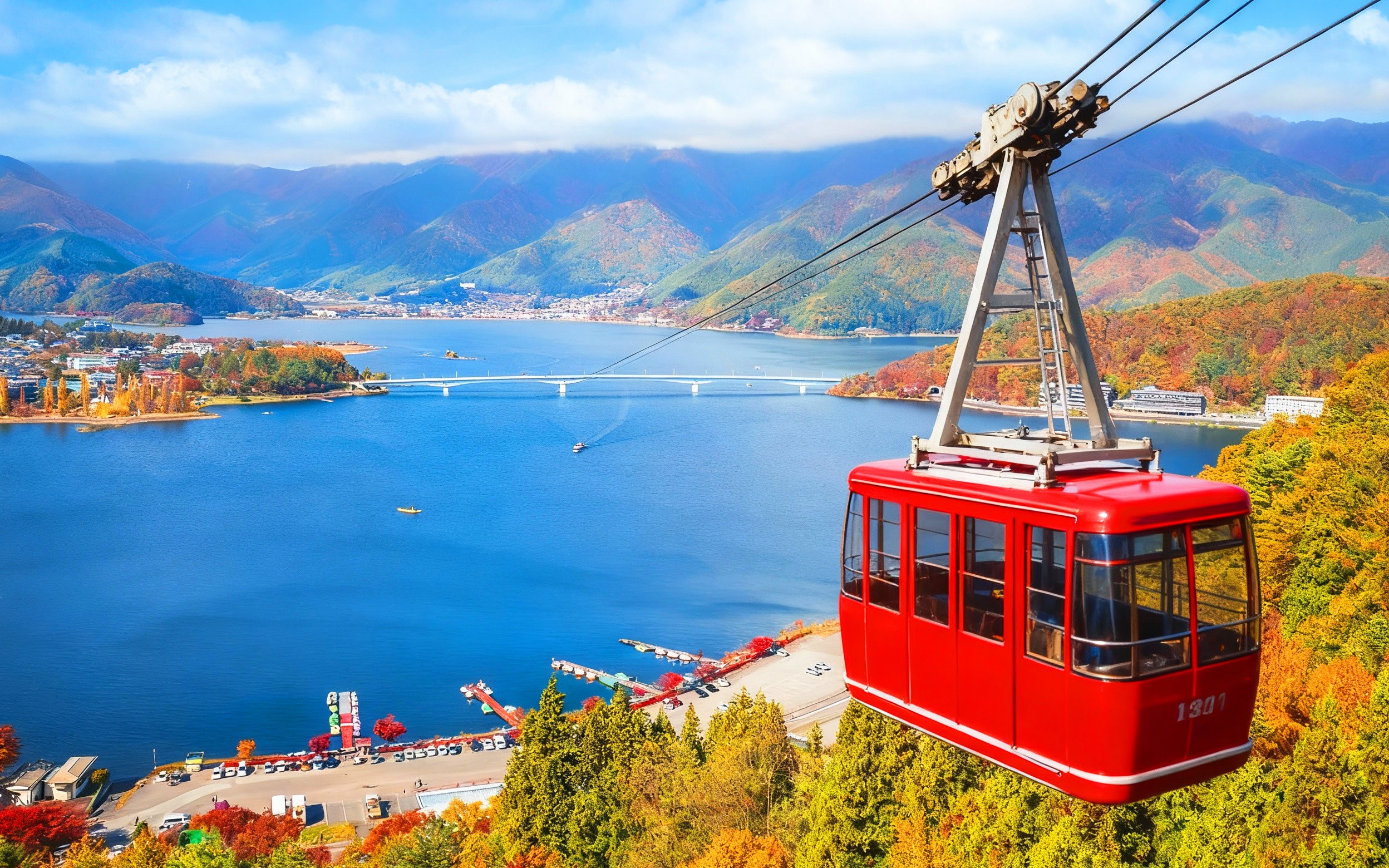 Panoramic Mt. Fuji Tour - Kachikachi Ropeway, Matcha Experience, Oshino Hakkai and Oishi Park Day Trip (Departure from Tokyo/Shinjuku)