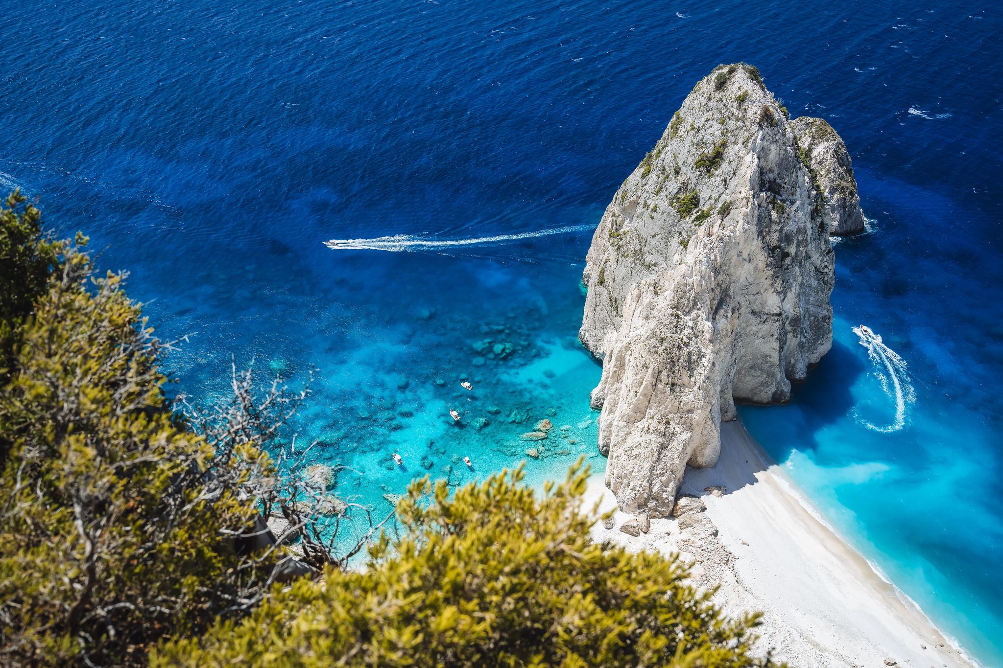 One of the most beautiful postcard views in Zakynthos