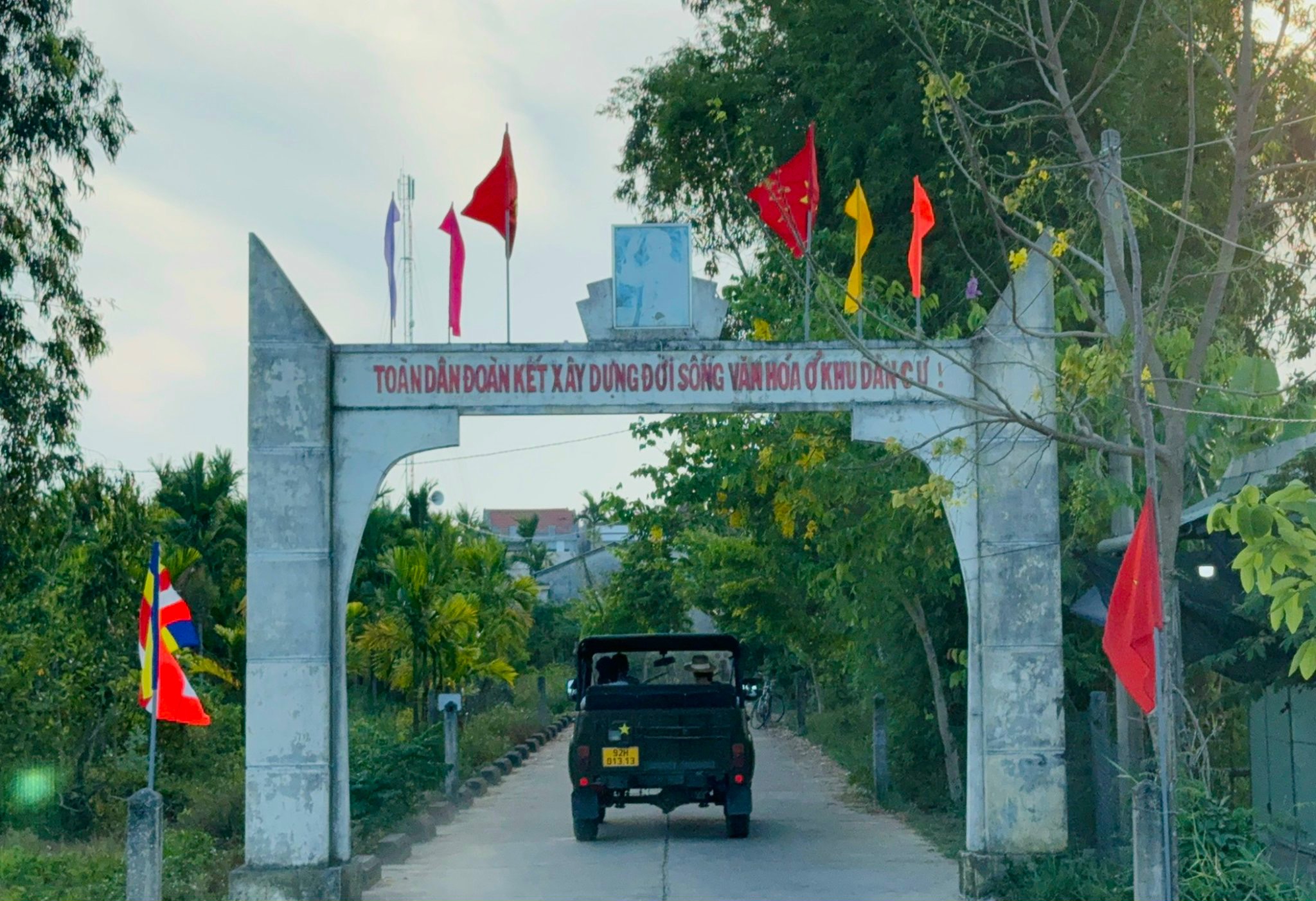 entrance of local village