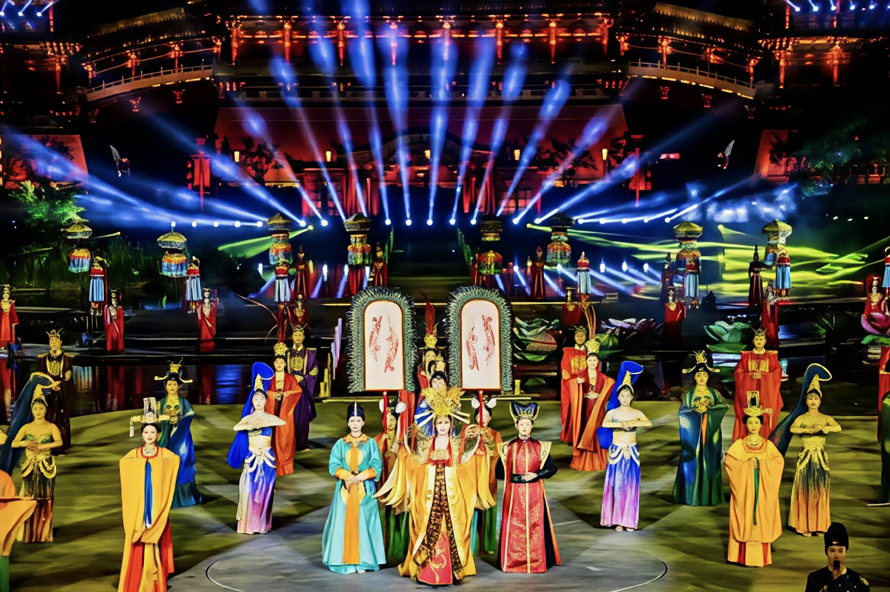 洛陽《鳳舞神都》演出票+隋唐洛陽城九洲池門票