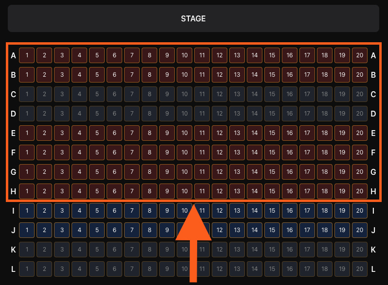 VIP Row Seats [Category 1]