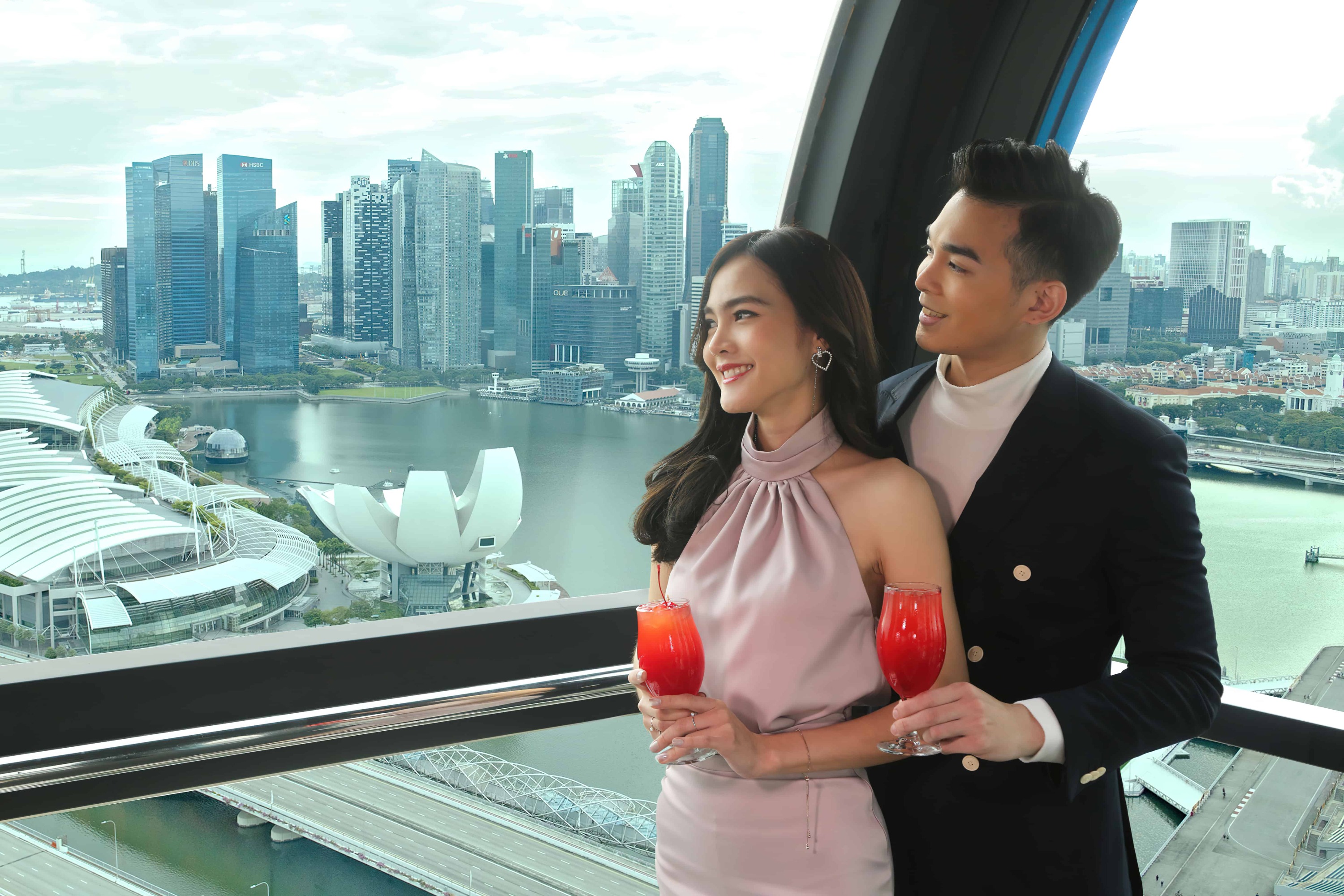 新加坡摩天觀景輪頂級空中品酒觀景體驗