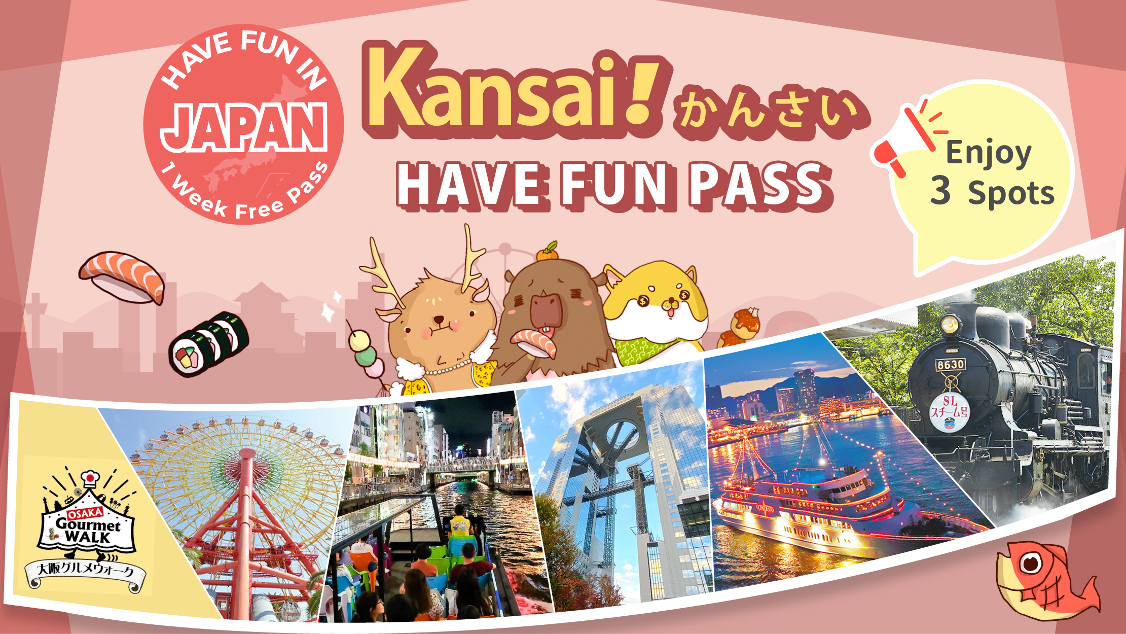 Have Fun in Kansai Pass
