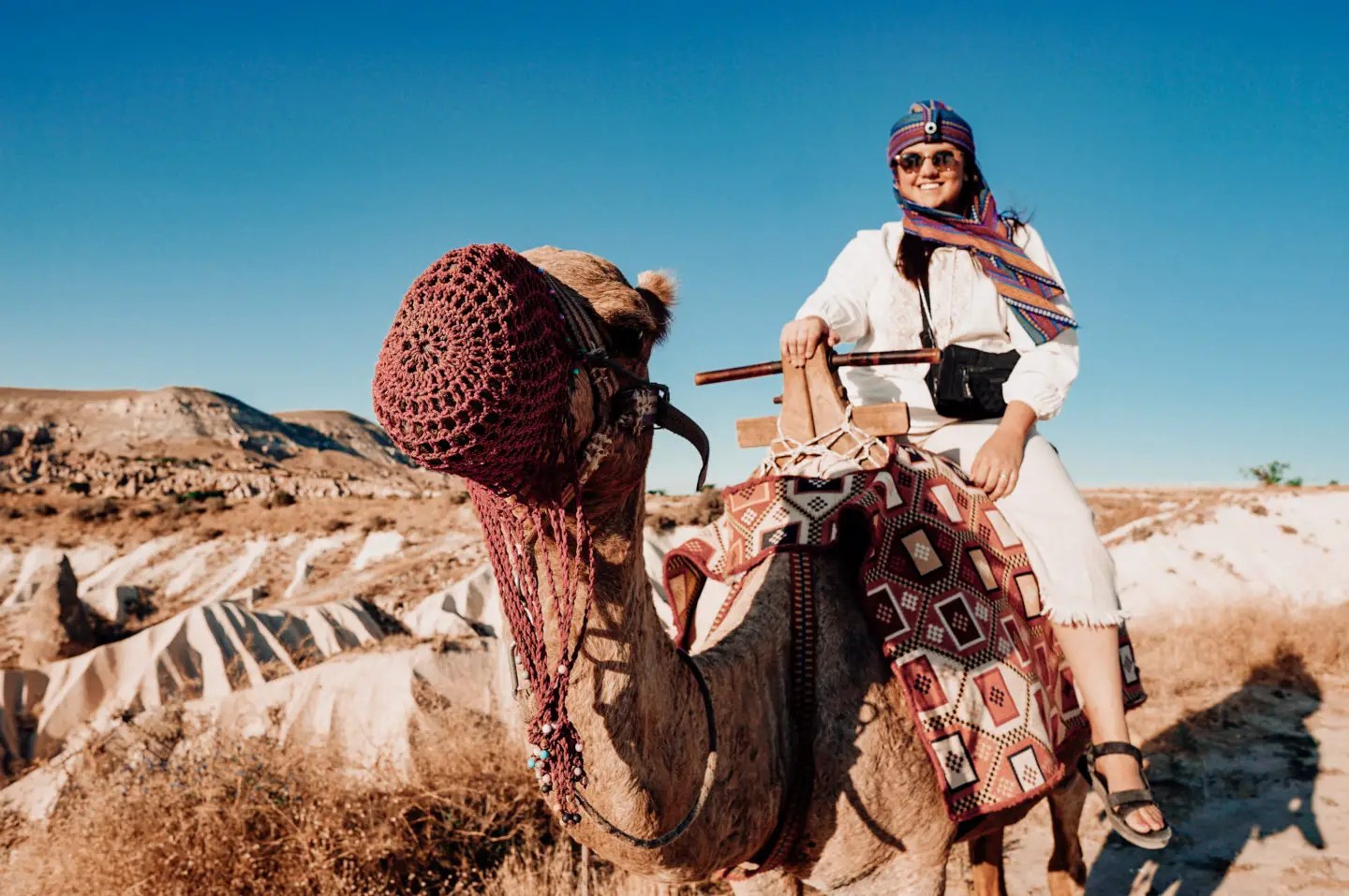 Sunset or Sunrise Scenic Camel Riding Tour in Cappadocia