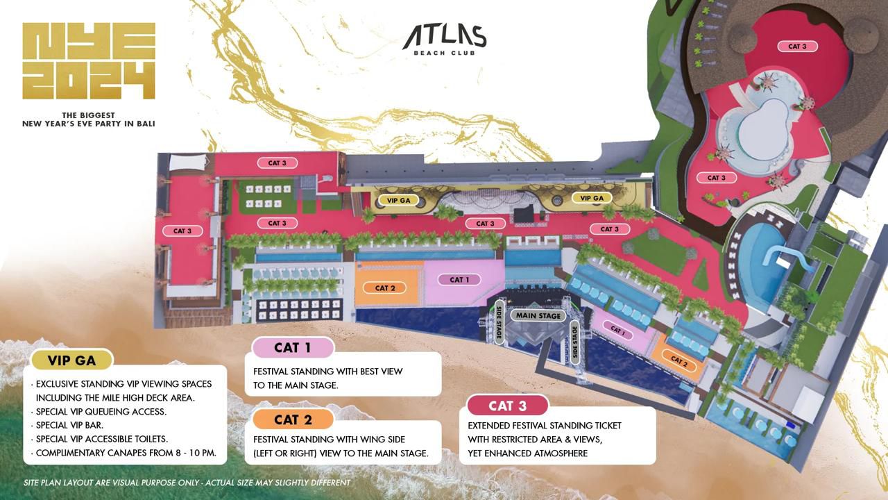 巴厘島Atlas Beach Club名人表演