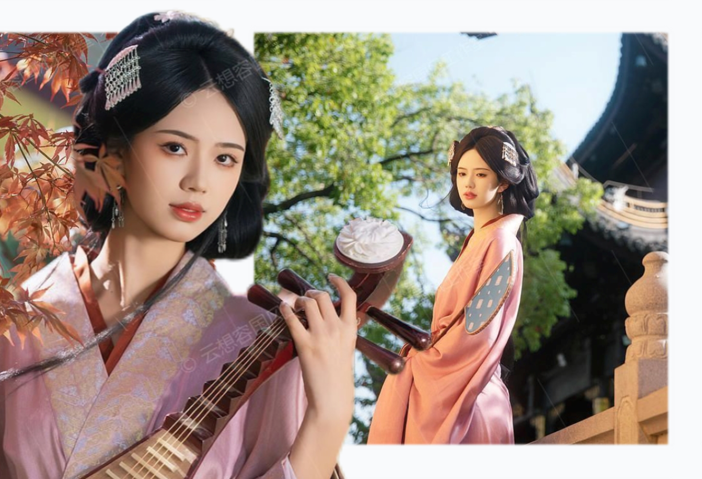 上海朱家角漢服▪拍攝體驗（漢服租賃+可選攝影師外景跟拍體驗+服裝精美多樣+優質服務+高品質服裝）