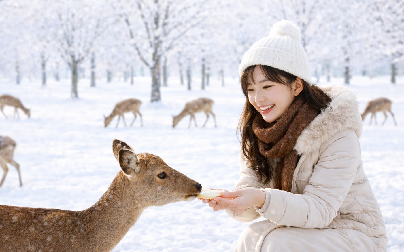 Arashiyama Bamboo Forest, Nara Park Deer, and Fushimi Inari Shrine Torii Gate One Day Tour (Osaka/Kyoto Departure)