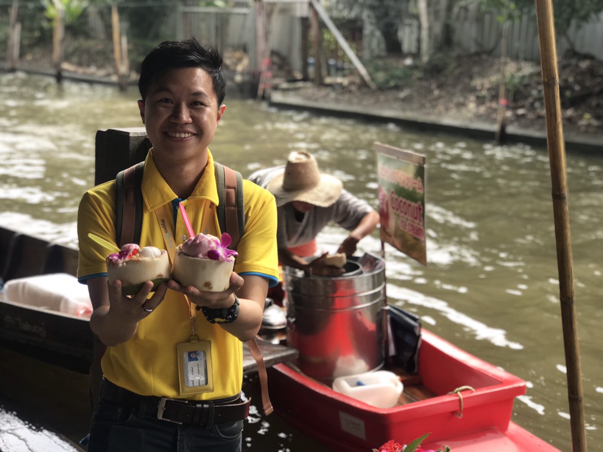 Maeklong Train Market+Damnoen Saduak Floating Market+IG cafe one day