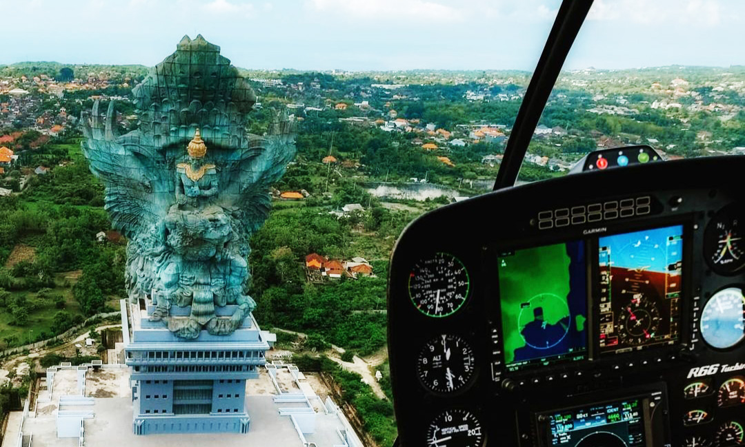 巴厘島直升機之旅（由 Balicopter 提供）