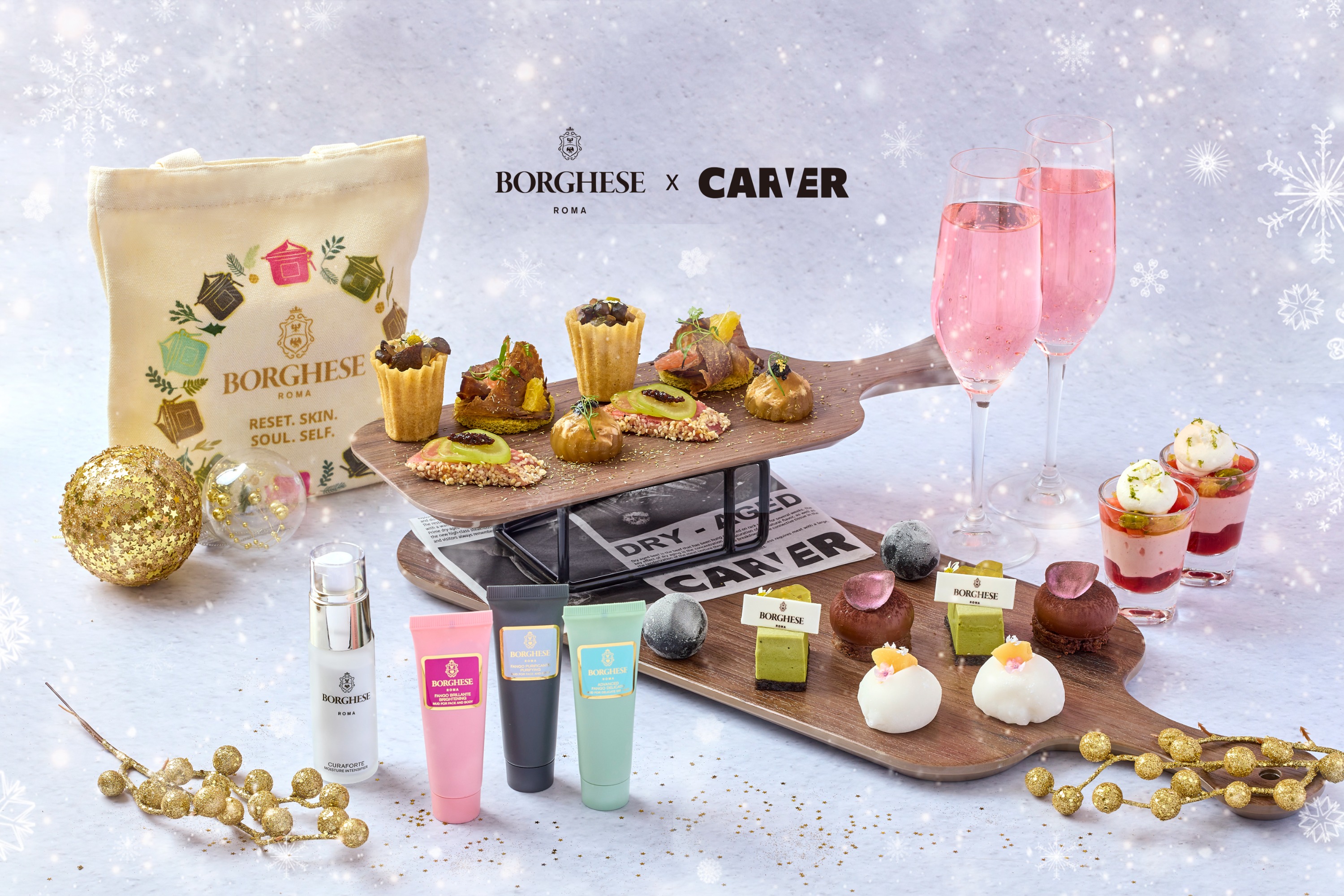 【Christmas Afternoon Tea】Crowne Plaza Hong Kong Causeway Bay | BORGHESE x CARVER "Dolce Far Niente" Christmas Afternoon Tea Set