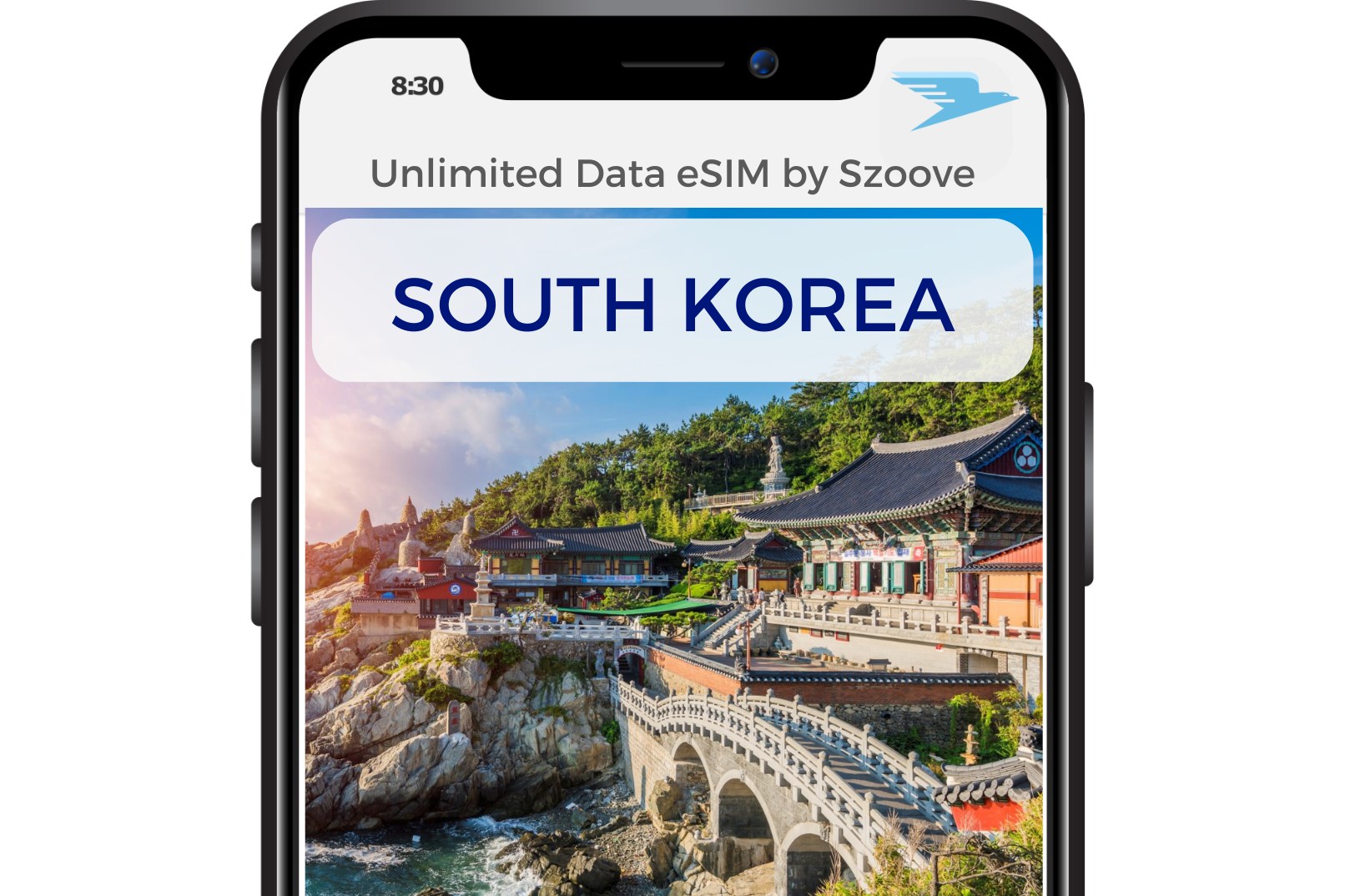 韓國每日 1GB 無限流量限速 eSIM 卡