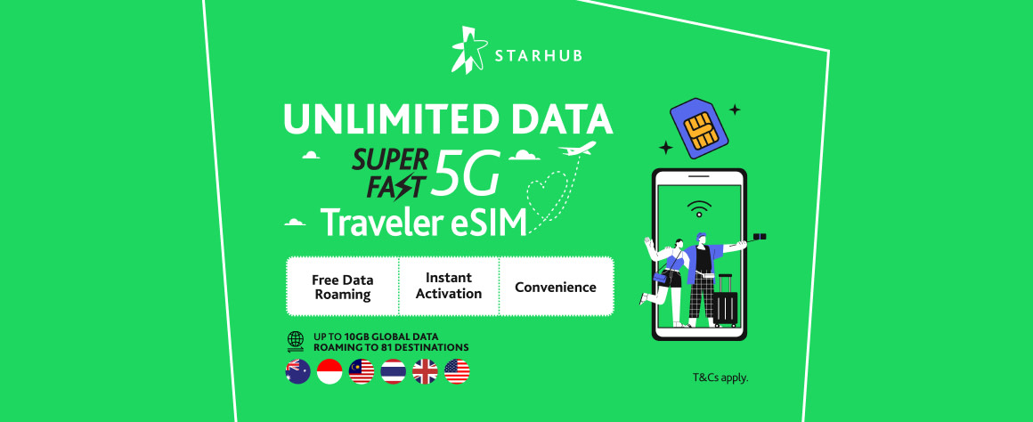 StarHub 5G Singapore Data eSIM