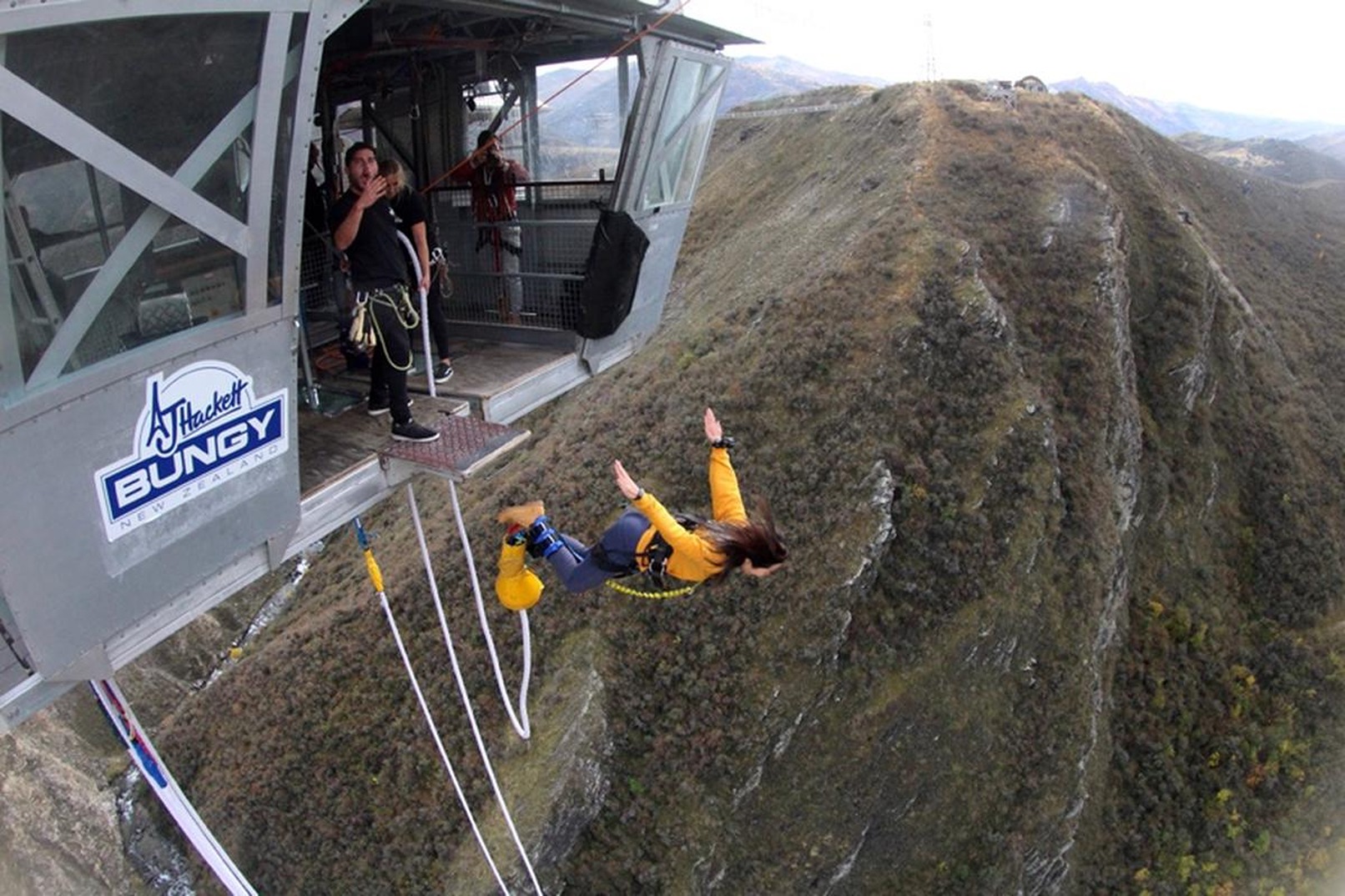 皇后鎮 Nevis Bungy 高空彈跳體驗（AJ Hackett 提供）