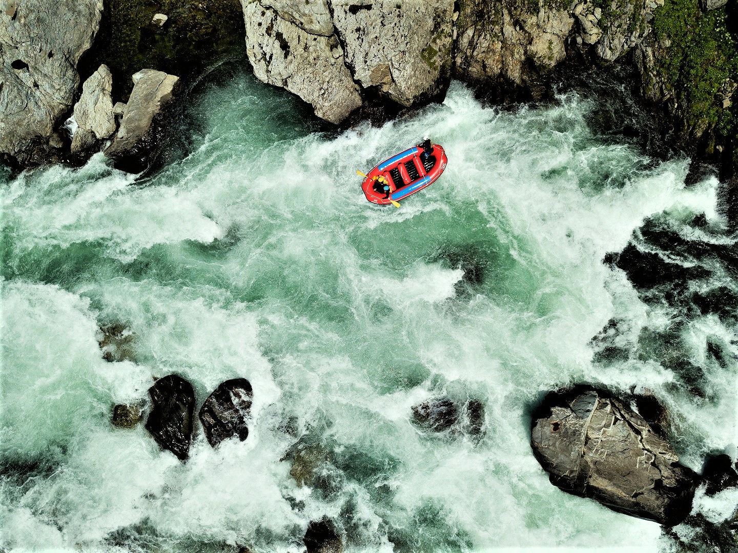 Yoshino River rafting rapids