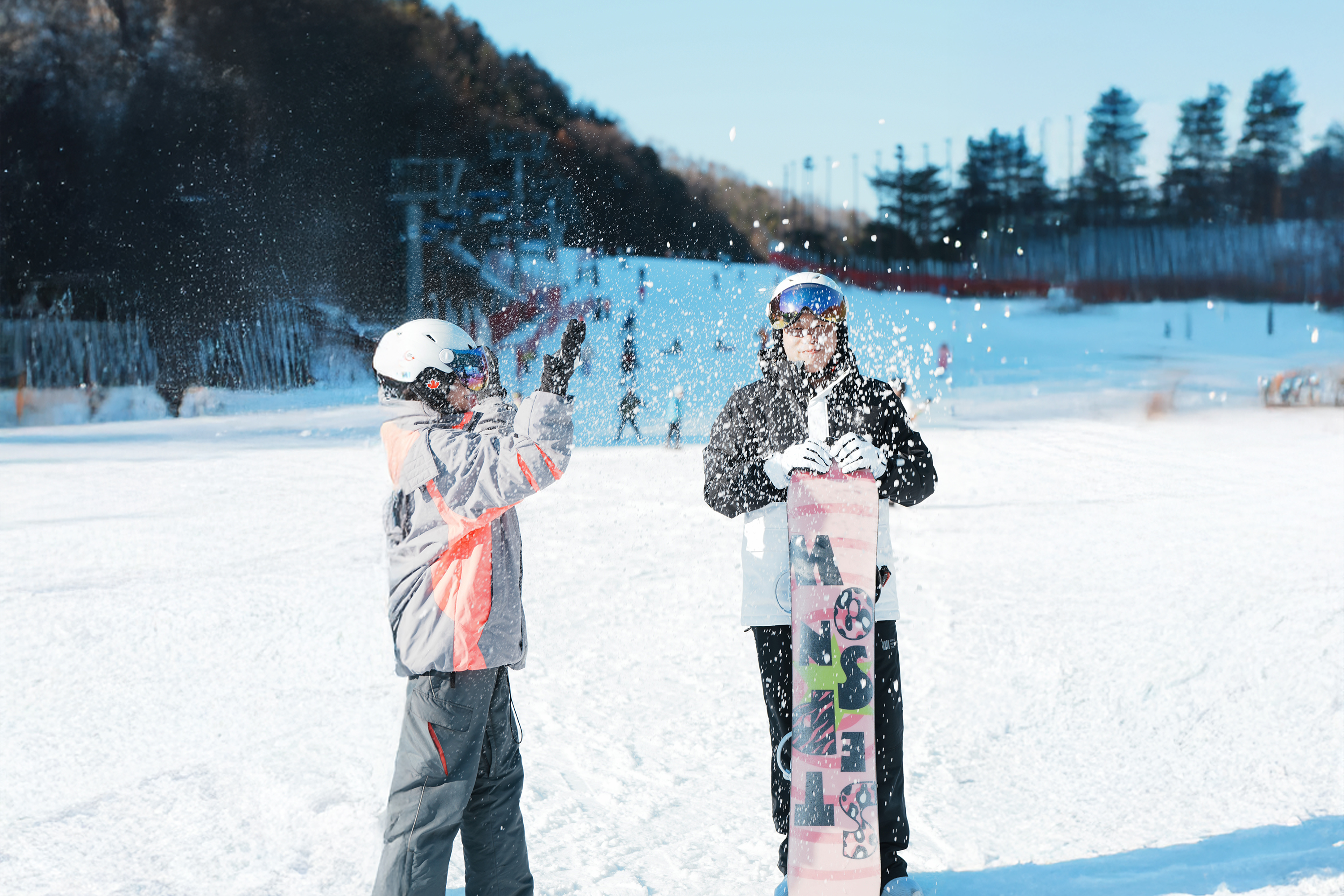 Experience the thrill of winter sports in a single day with the Elysian Gangchon ski & snowboard one-day tour.