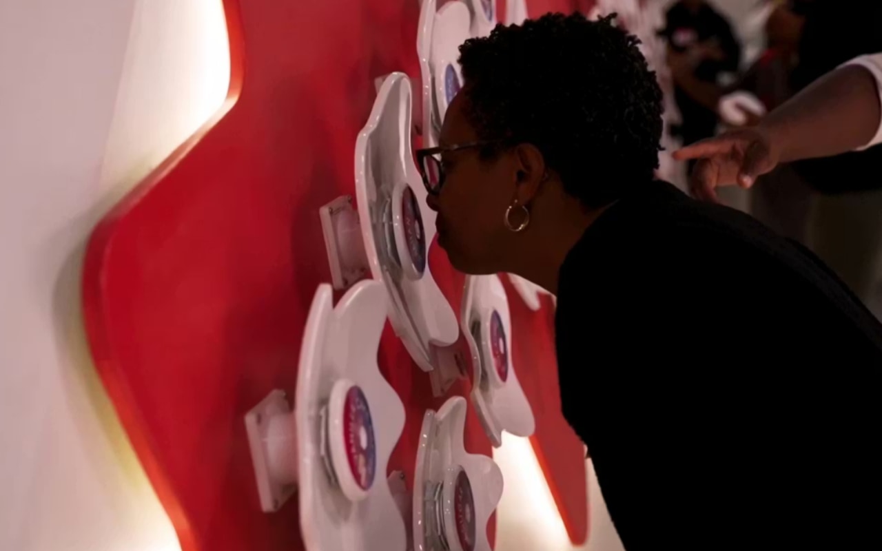 Create your own unique slime masterpiece at the 150-foot DIY bar with endless combinations